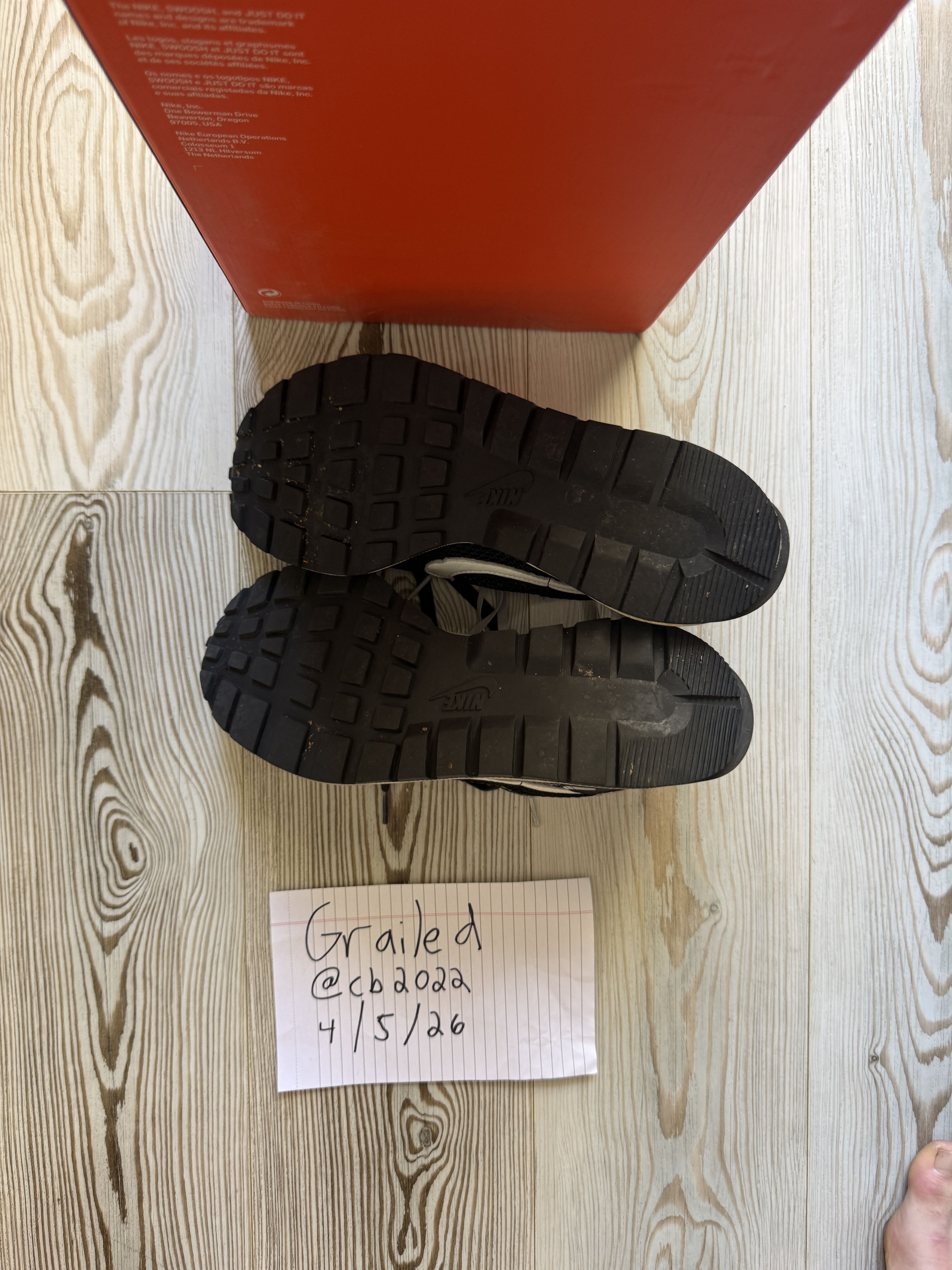 Nike × Sacai NIKE X SACAI VAPORWAFFLE BLACK Size US 9 / EU 42 - 6 Thumbnail