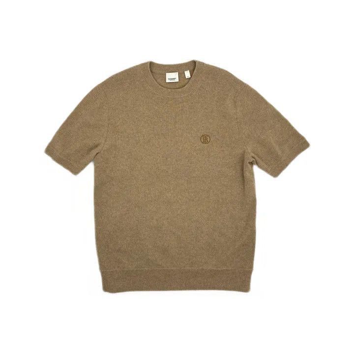 Burberry Burberry Burberry SS21 Men’s Short Sleeve Cashmere Knit Sw Size US M / EU 48-50 / 2 - 2 Thumbnail