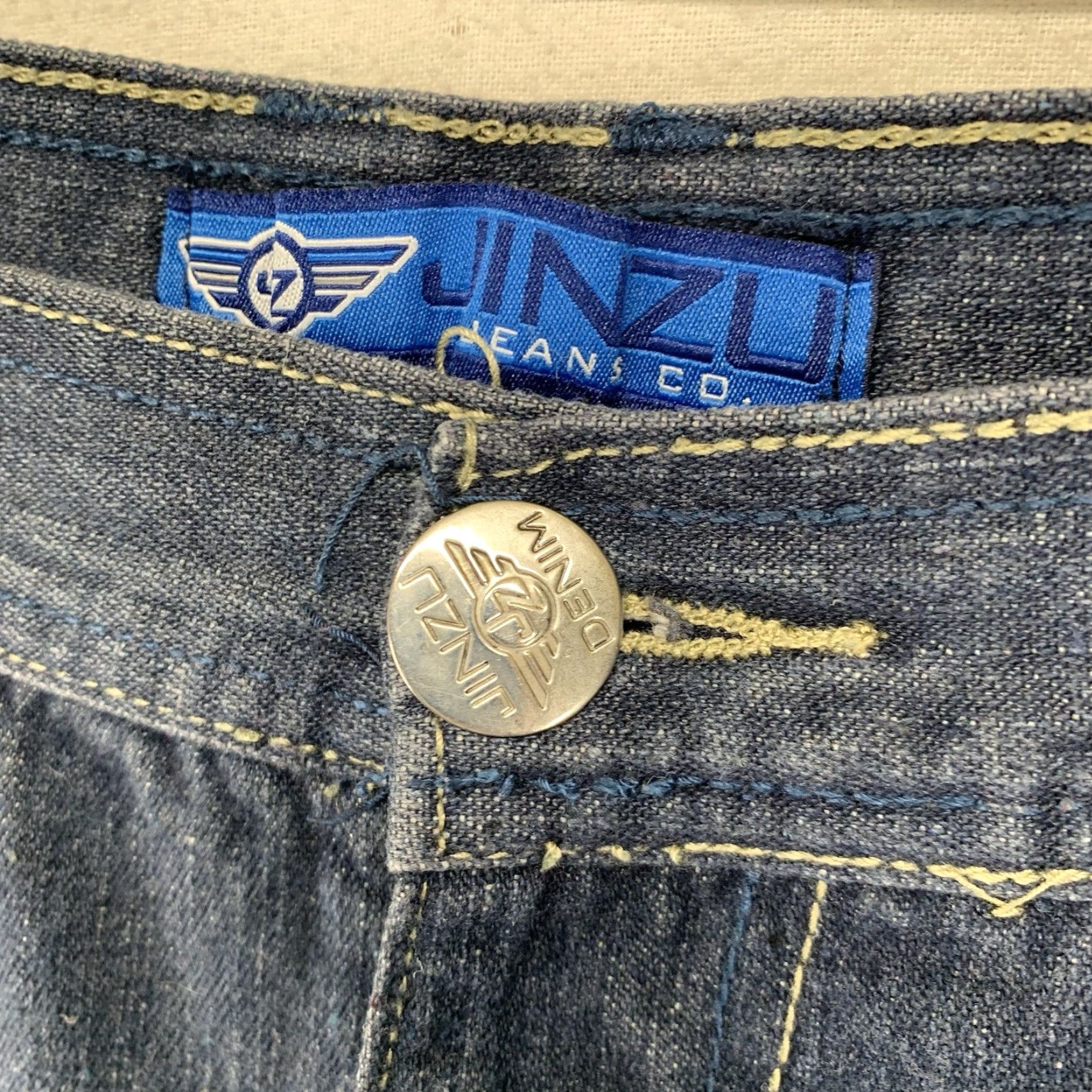 Southpole VINTAGE Jinzu Baggy Shorts 38 Denim Jean Hip Hop Skater 90s Blue Mens Size US 38 / EU 54 - 7 Thumbnail