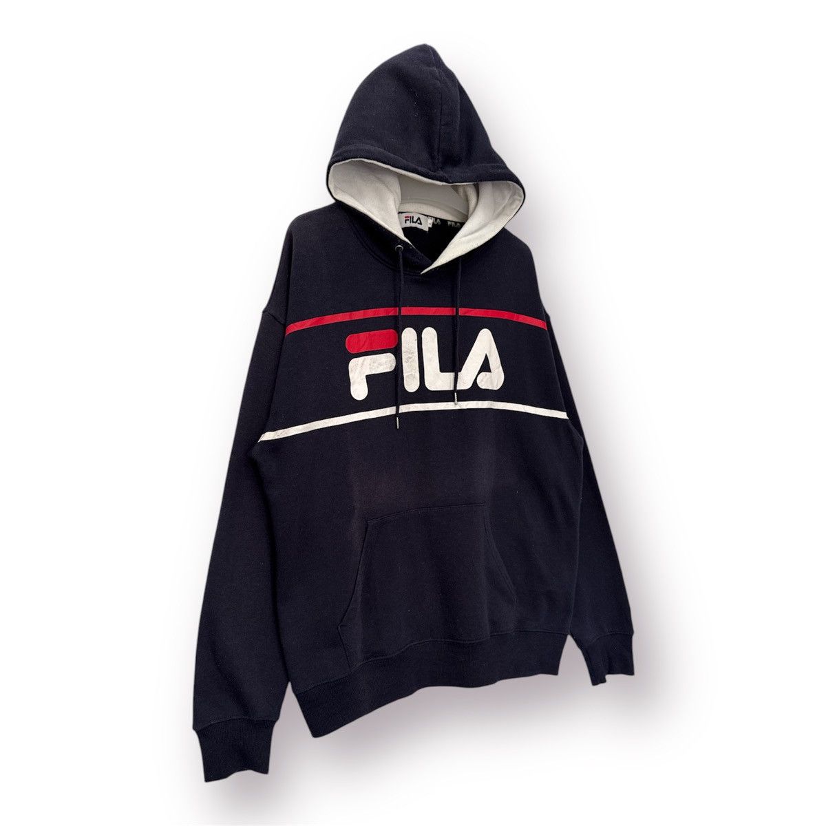 Fila 🔥 Vintage Fila dark blue Hoodie Sweat - L Size US M / EU 48-50 / 2 - 3 Thumbnail