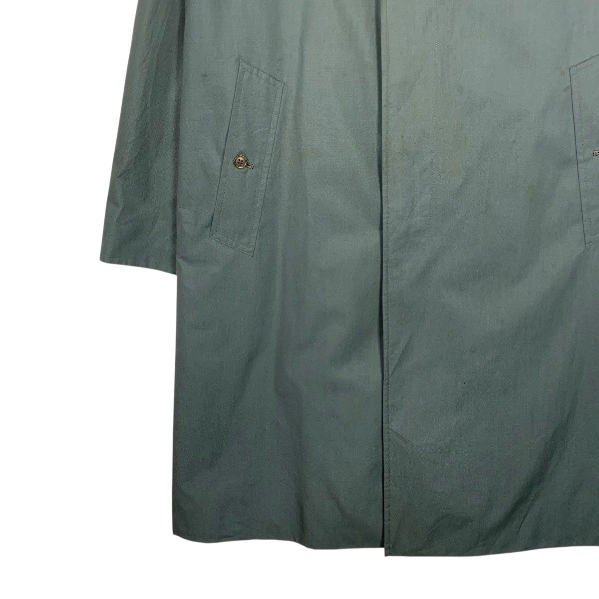 Burberry Burberrys Green Trench Coat Size US M / EU 48-50 / 2 - 3 Thumbnail