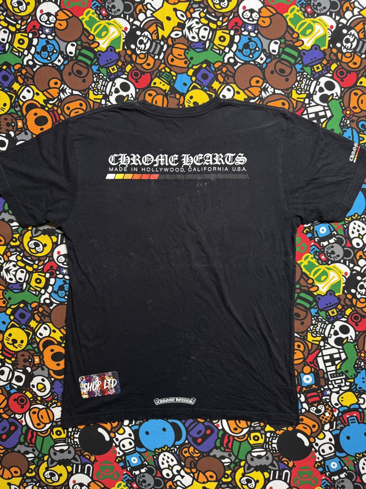 Chrome Hearts White Charge Up Logo Tee