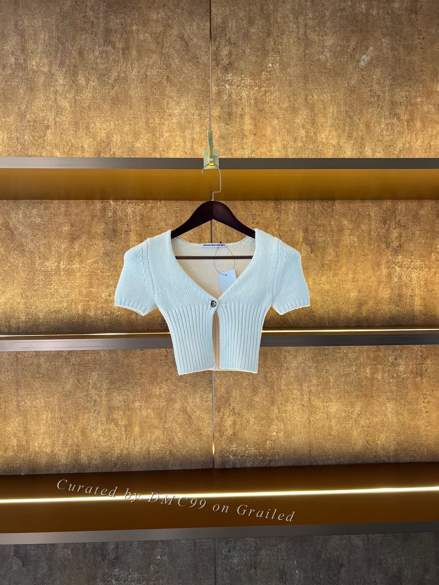 Alexander Wang Alexander Wang Short-Sleeve Knit Cardigan Size XS / US 0-2 / IT 36-38 - 1 Thumbnail