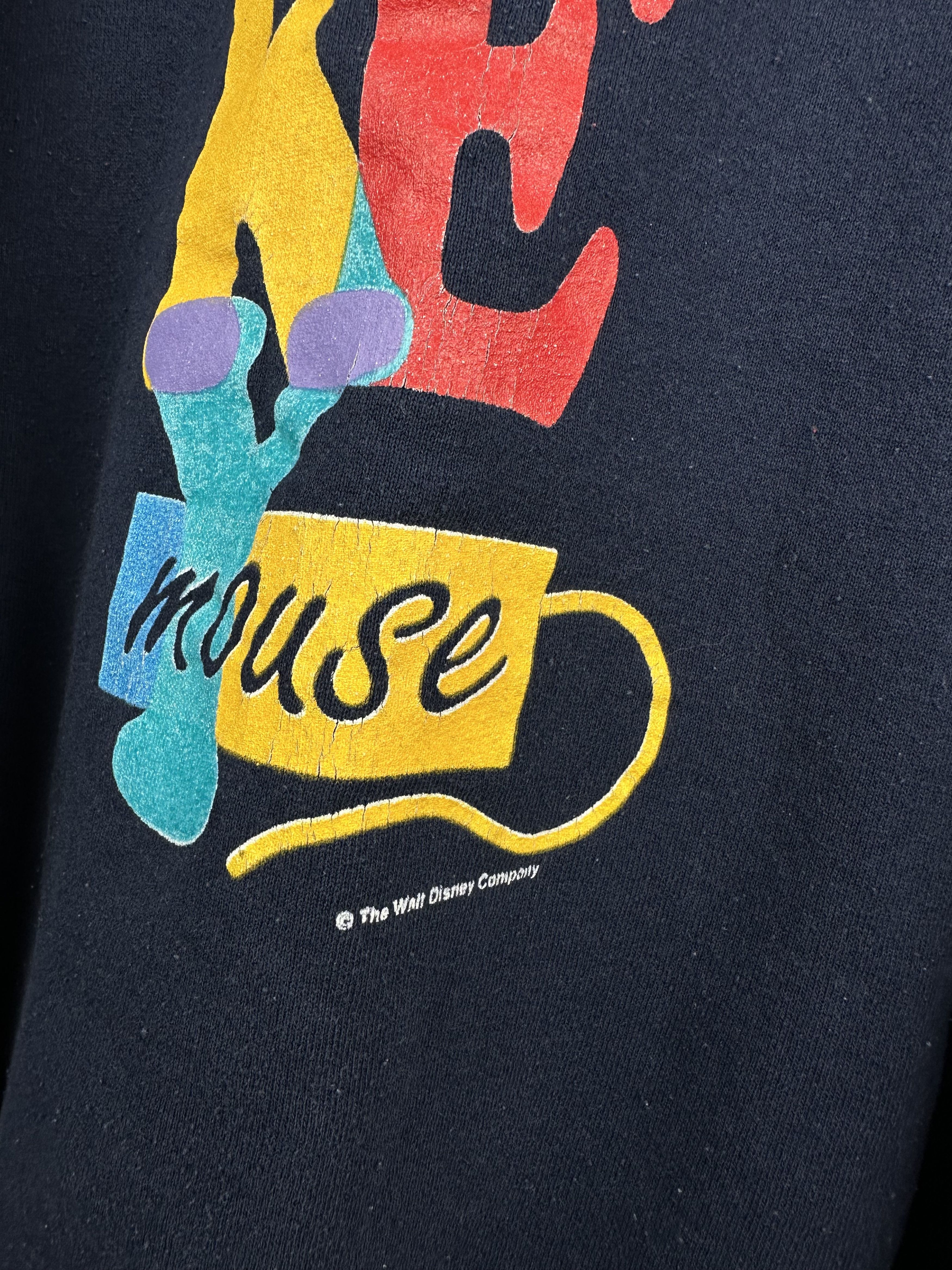 Cartoon Network × Disney × Vintage Vintage Disney Sweatshirt Mickey Mouse Cartoon Rare Size US XL / EU 56 / 4 - 11 Thumbnail