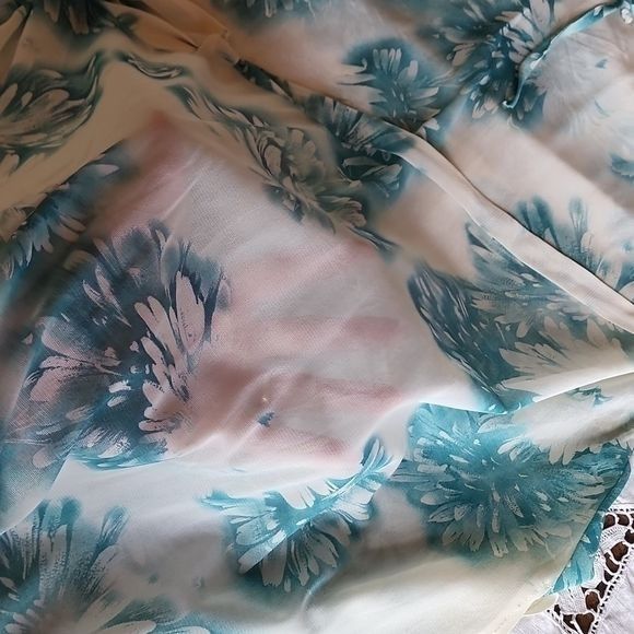 Vintage Vintage Union Tag Made in USA Floral Sz. 9 Slitted Pullover Size L / US 10 / IT 46 - 14 Thumbnail