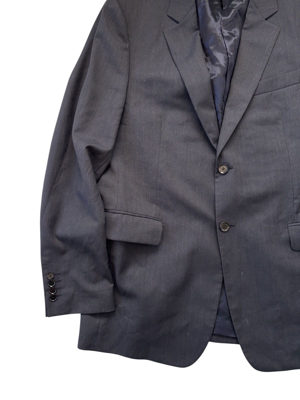 Burberry Burberry Stripe Wool Suit Size 54L - 6 Thumbnail