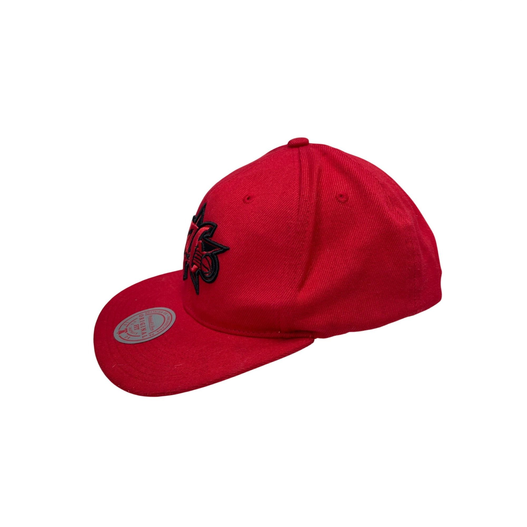 Mitchell & Ness Mitchell Ness Philadelphia 76ers Original Fit Red Snapback H Size ONE SIZE - 4 Thumbnail