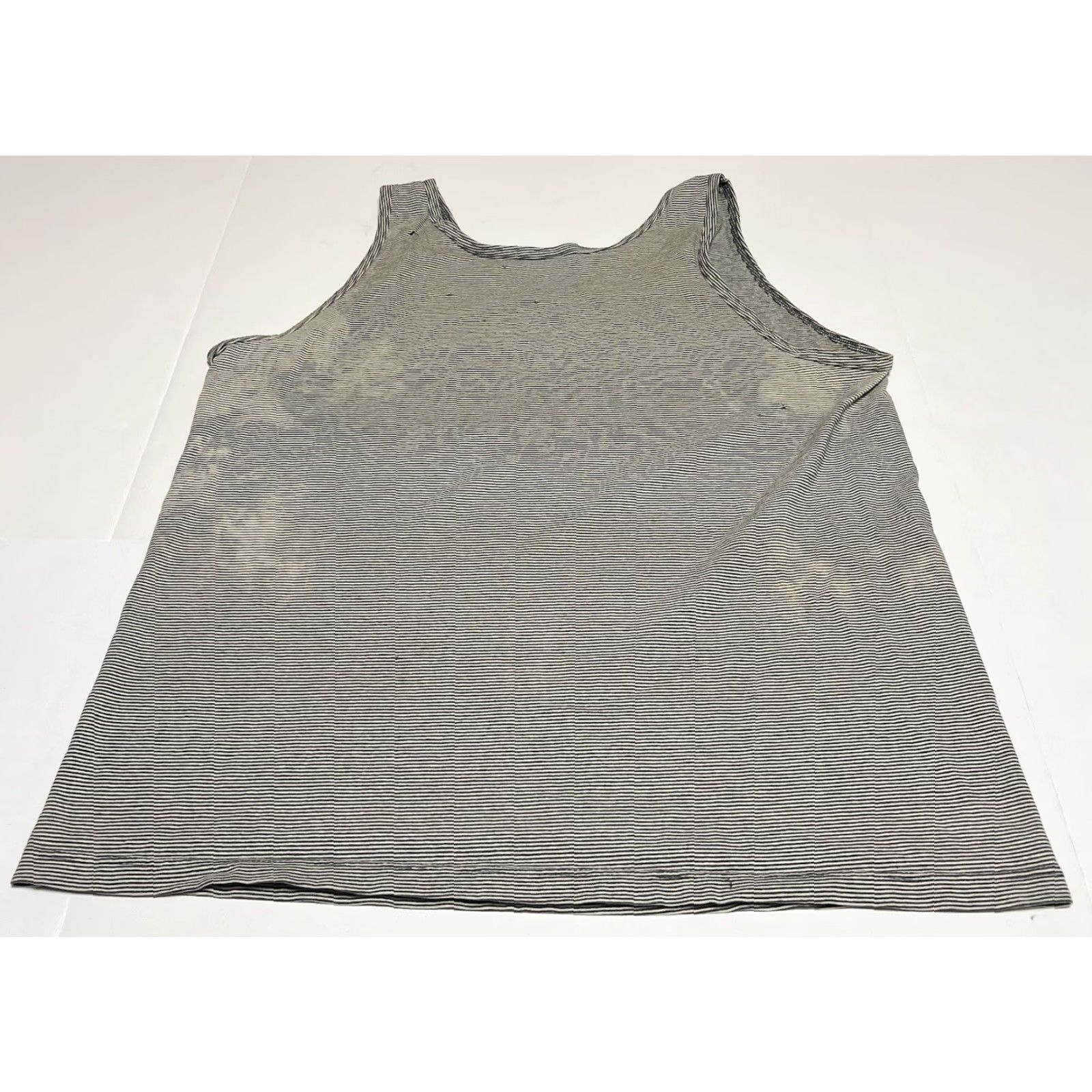 Harley Davidson VINTAGE Harley-Davidson Men Tank Top L Striped Distressed Stained T-Shirt Graphic Print Motorcycle Rock And Roll Size US L / EU 52-54 / 3 - 3 Thumbnail