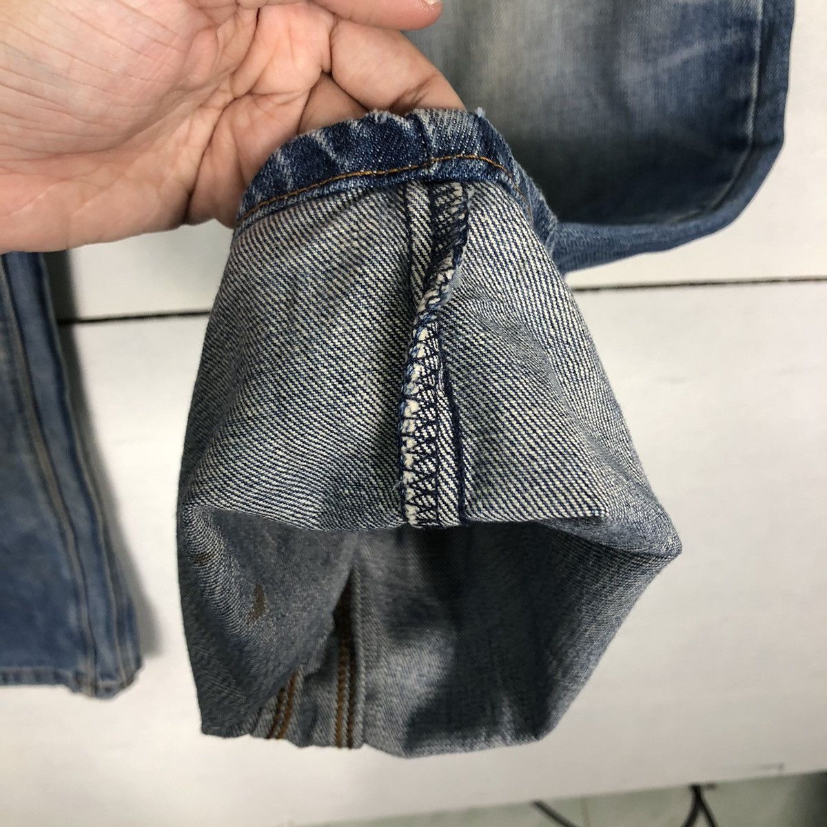 Volcom 🔥Distressed Denim Jeans Volcom Japan Rare Design Size US 34 / EU 50 - 11 Thumbnail