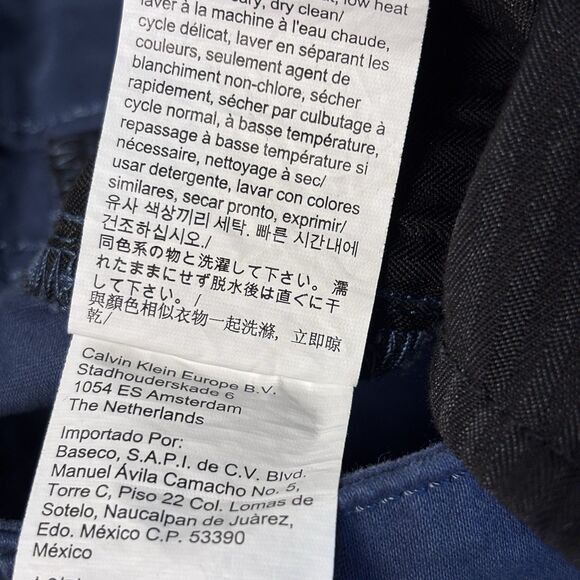 Calvin Klein Calvin Klein Women's Ankle Skinny Navy Pants 8 stretchy Size 30" / US 8 / IT 44 - 11 Thumbnail