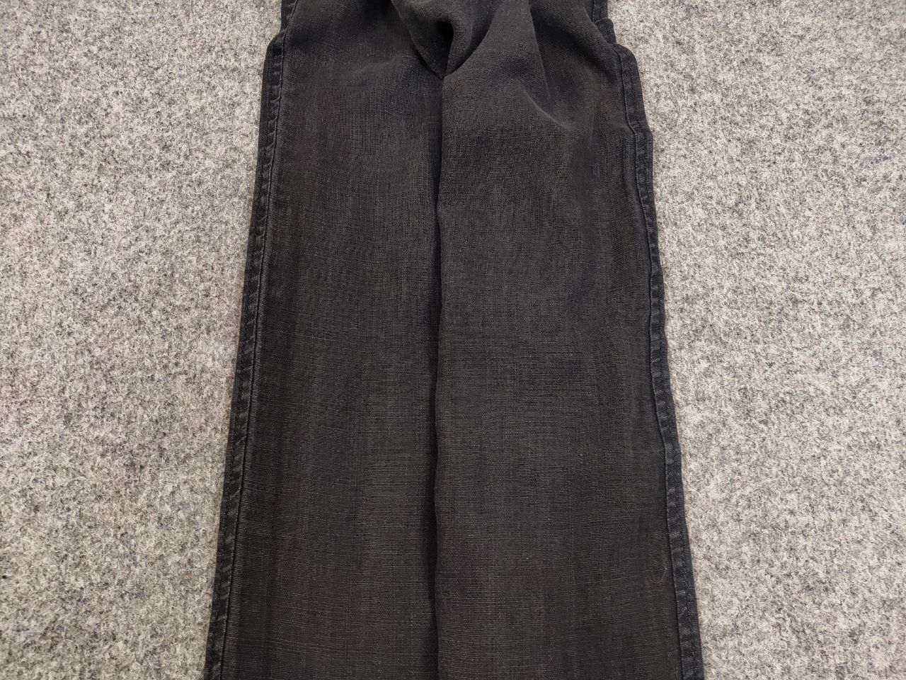 Dolce & Gabbana Vintage Dolce & Gabbana Linen Black Faded Trouser Pants Size 29" - 5 Thumbnail