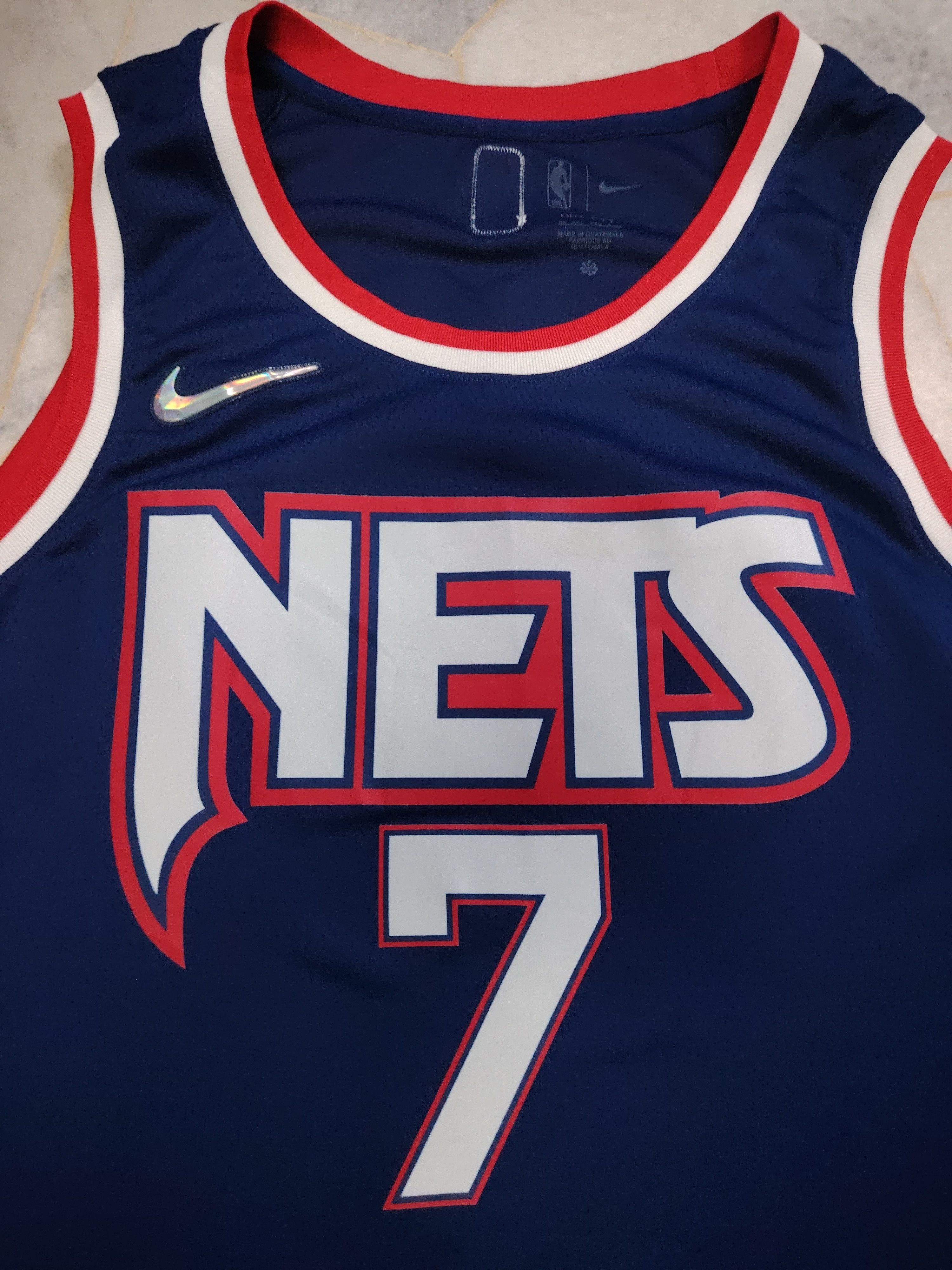 NBA Nike Brooklyn Nets Durant 75 Anniversary Jersey Basketball Size US XXL / EU 58 / 5 - 3 Thumbnail
