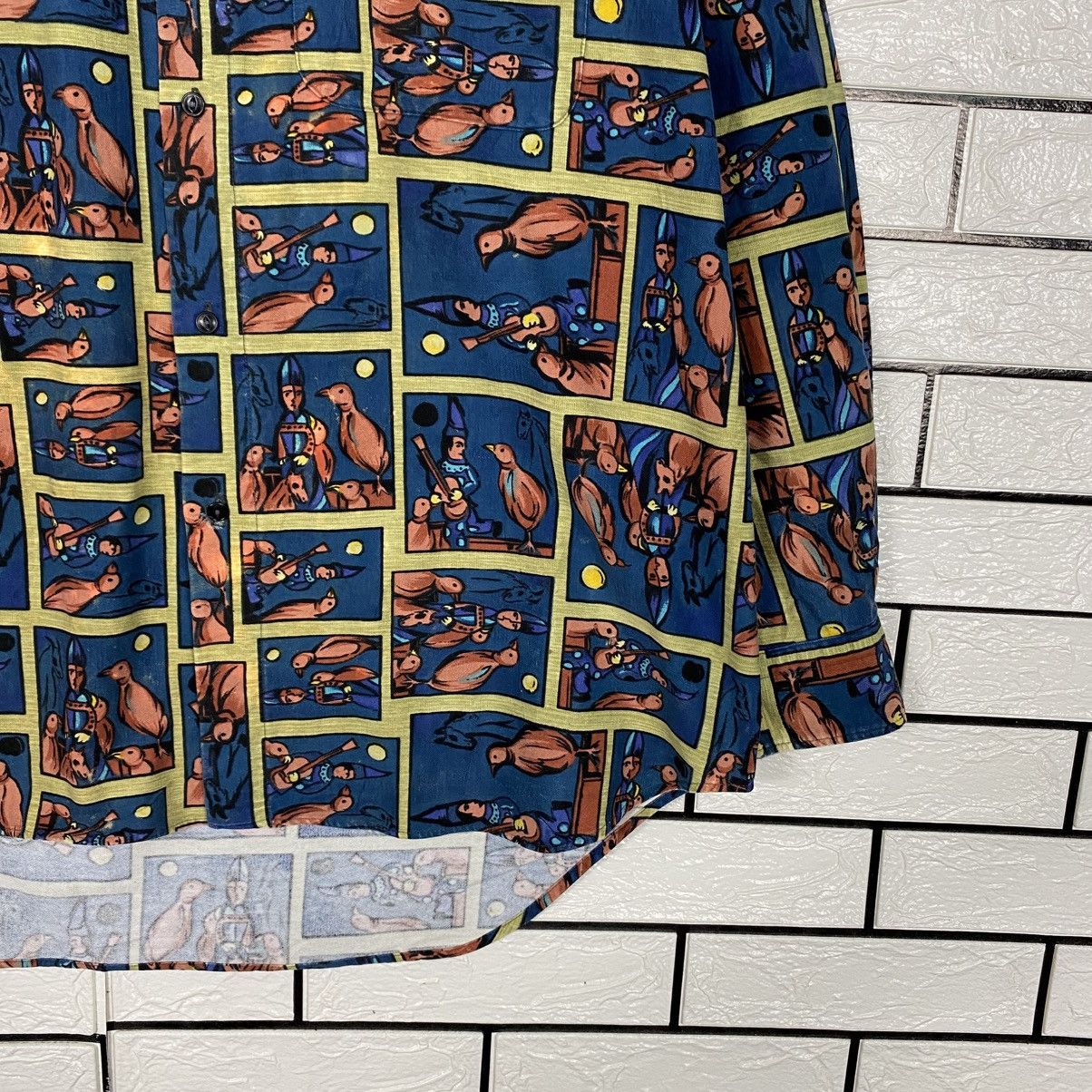 Japanese Brand Ideogram System of Emporium Button Navajo Shirt Jacket Size US M / EU 48-50 / 2 - 6 Thumbnail