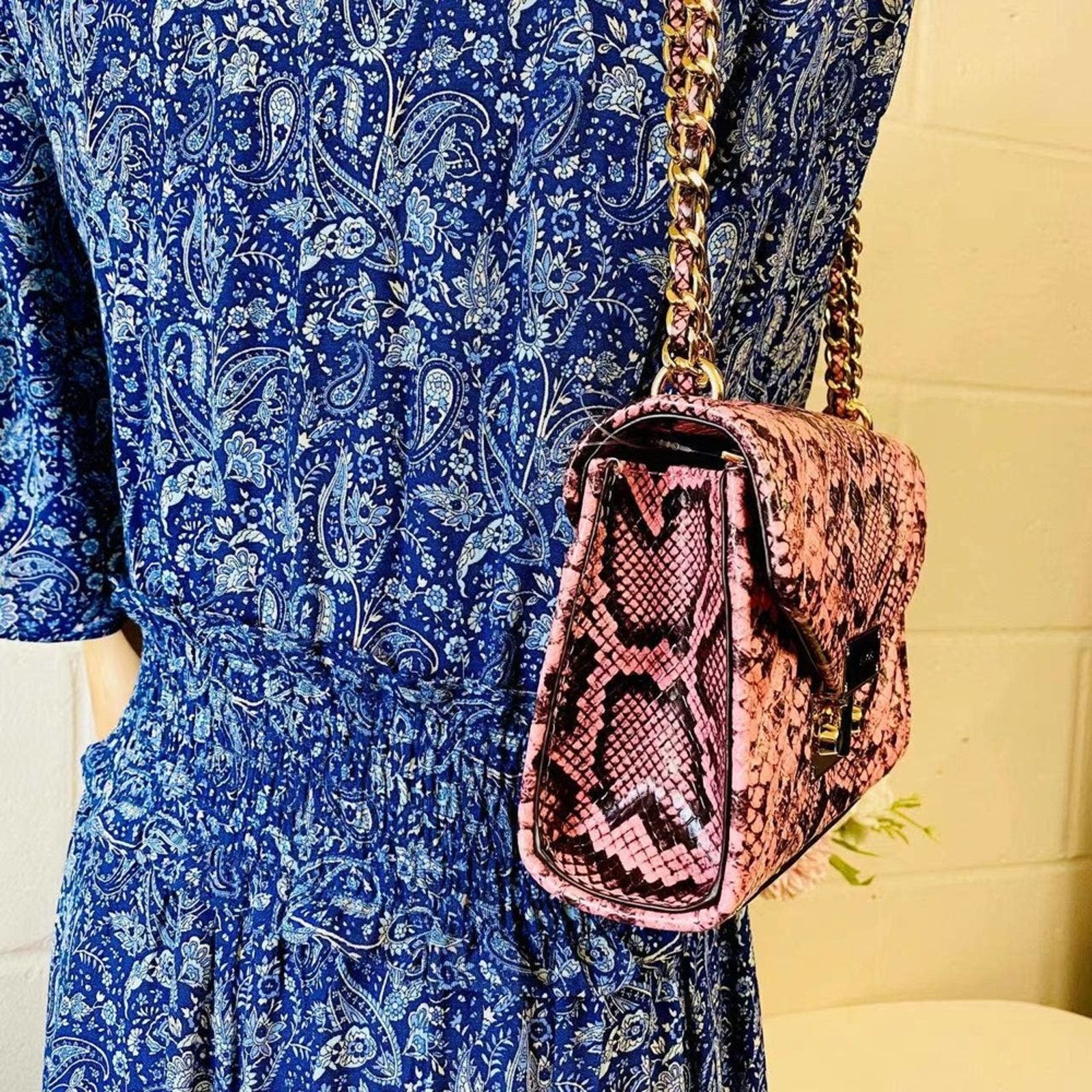 Michael Kors Michael Kors Rose 35S1GXOC1E Small Crossbody Bag Carnation Size ONE SIZE - 7 Thumbnail