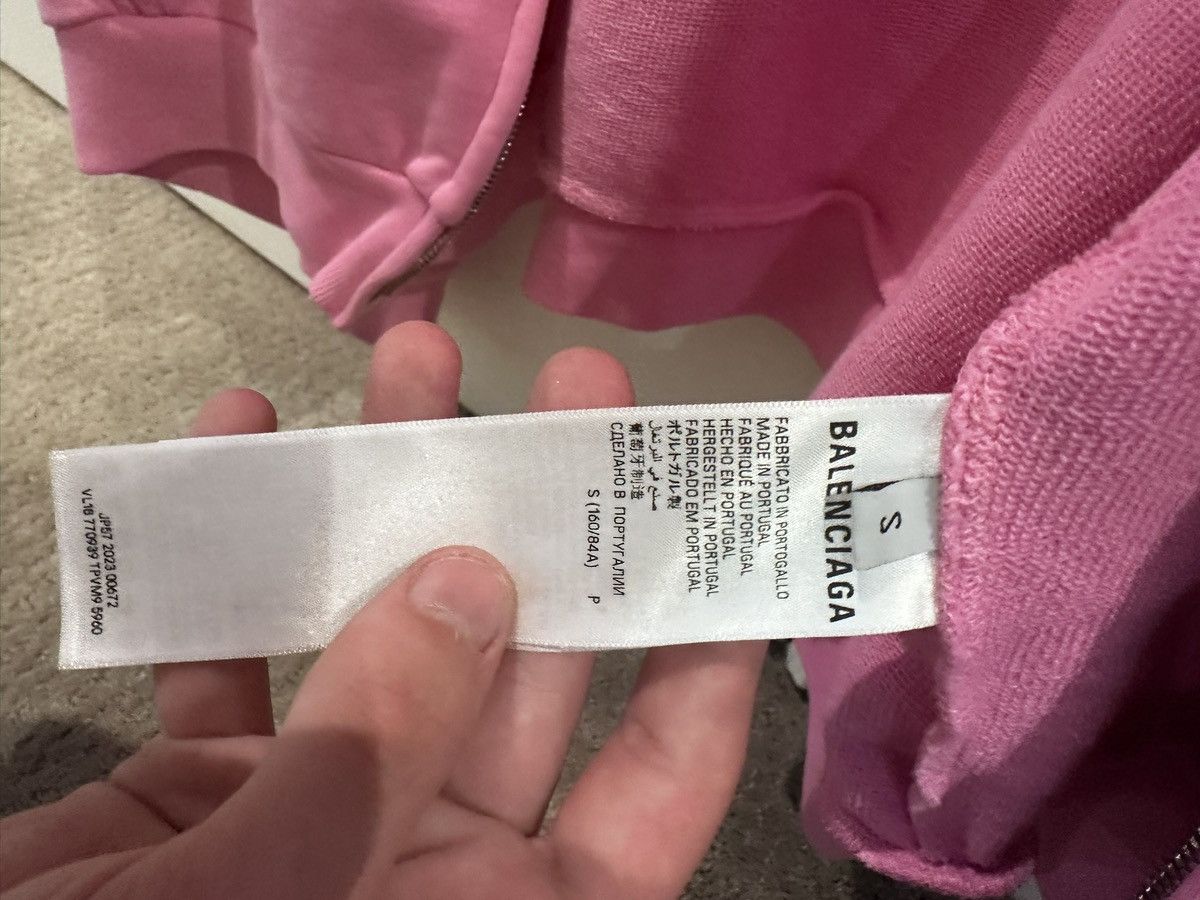 Balenciaga Pink Offshore Balenciaga Zip up Hoodie Size US S / EU 44-46 / 1 - 6 Thumbnail