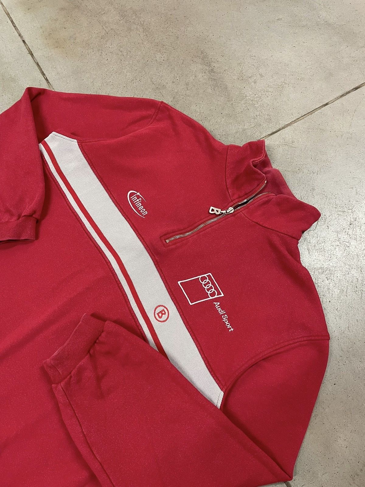 Bogner Vintage Bogner x Audi 1/4 Zip Sweatershirt Size US L / EU 52-54 / 3 - 2 Thumbnail