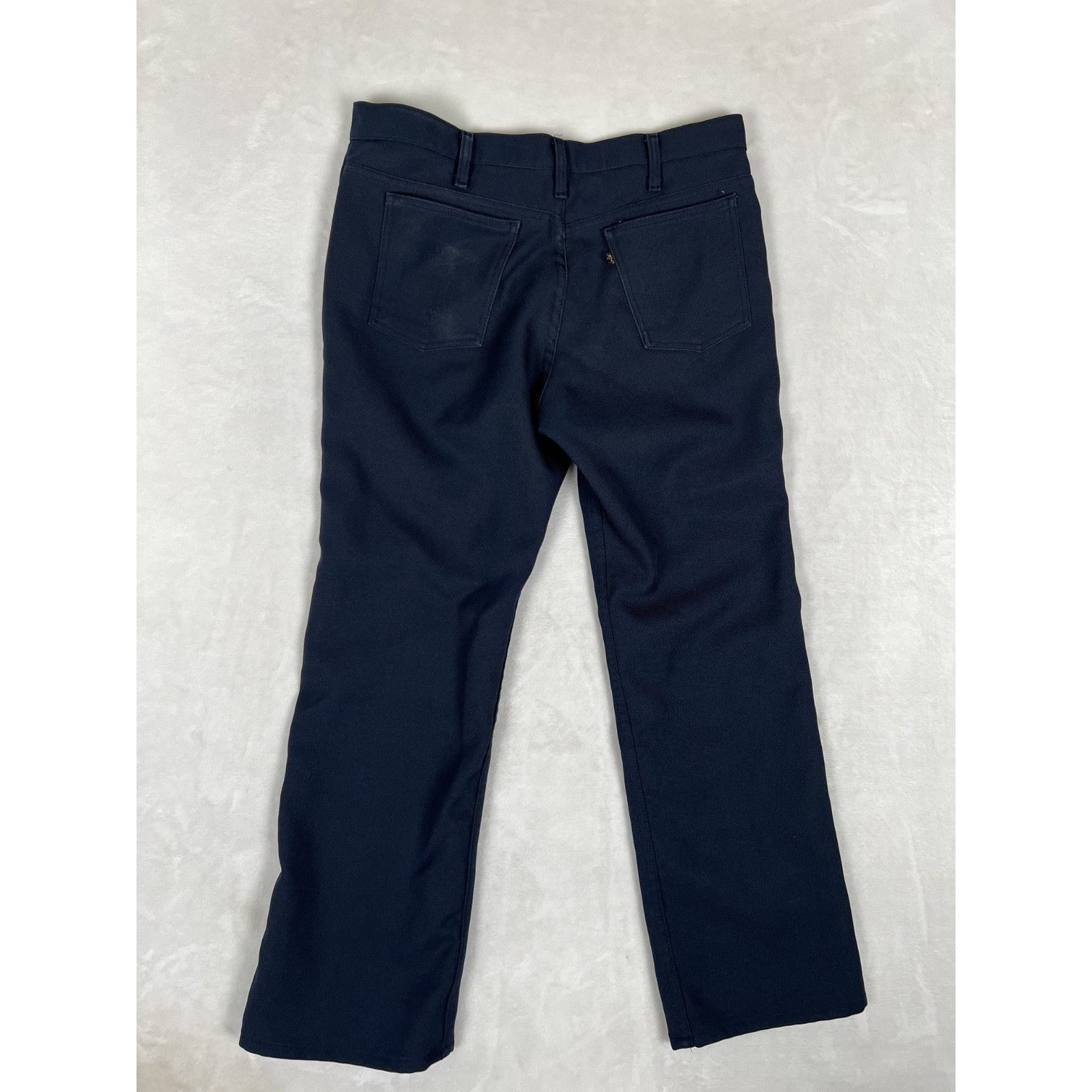 Levi's Vintage Levi's Dress Pants 34x30 Blue Polyester Made in USA Size US 34 / EU 50 - 6 Thumbnail