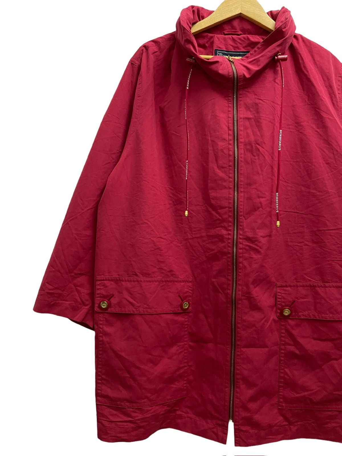 Burberry × Vintage Vintage Burberry Zipped Up Coat/ Cotton Jacket Size ONE SIZE - 2 Thumbnail