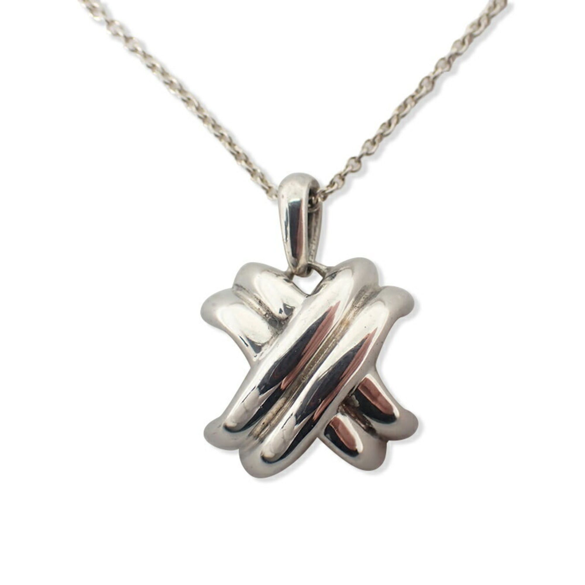 Tiffany & Co. TIFFANY & Co. 925 Signature Cross Pendant Necklace Size ONE SIZE - 1 Thumbnail