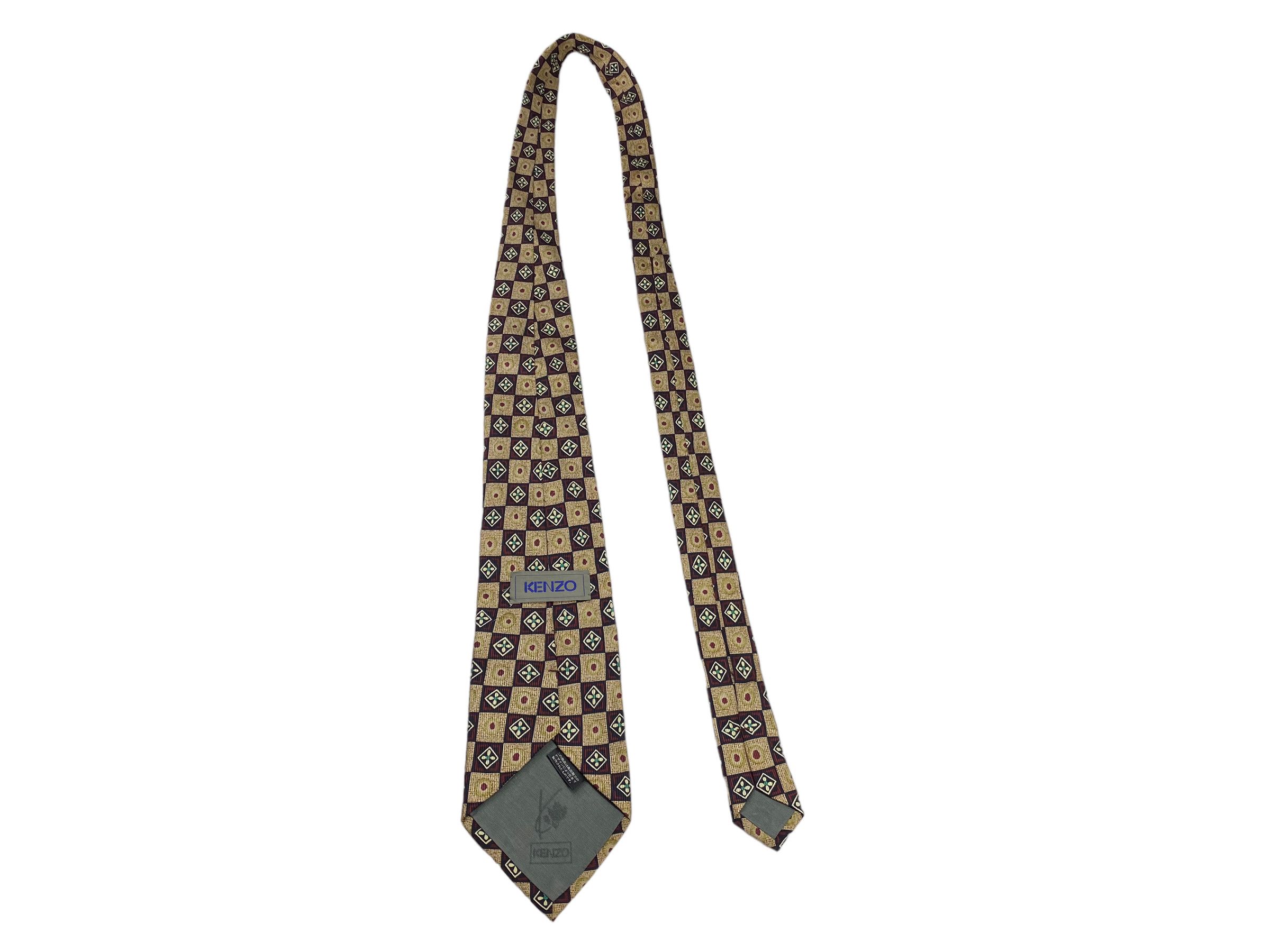Kenzo × Vintage Vintage Kenzo Japan Silk Necktie – Designer Tie Size ONE SIZE - 2 Thumbnail