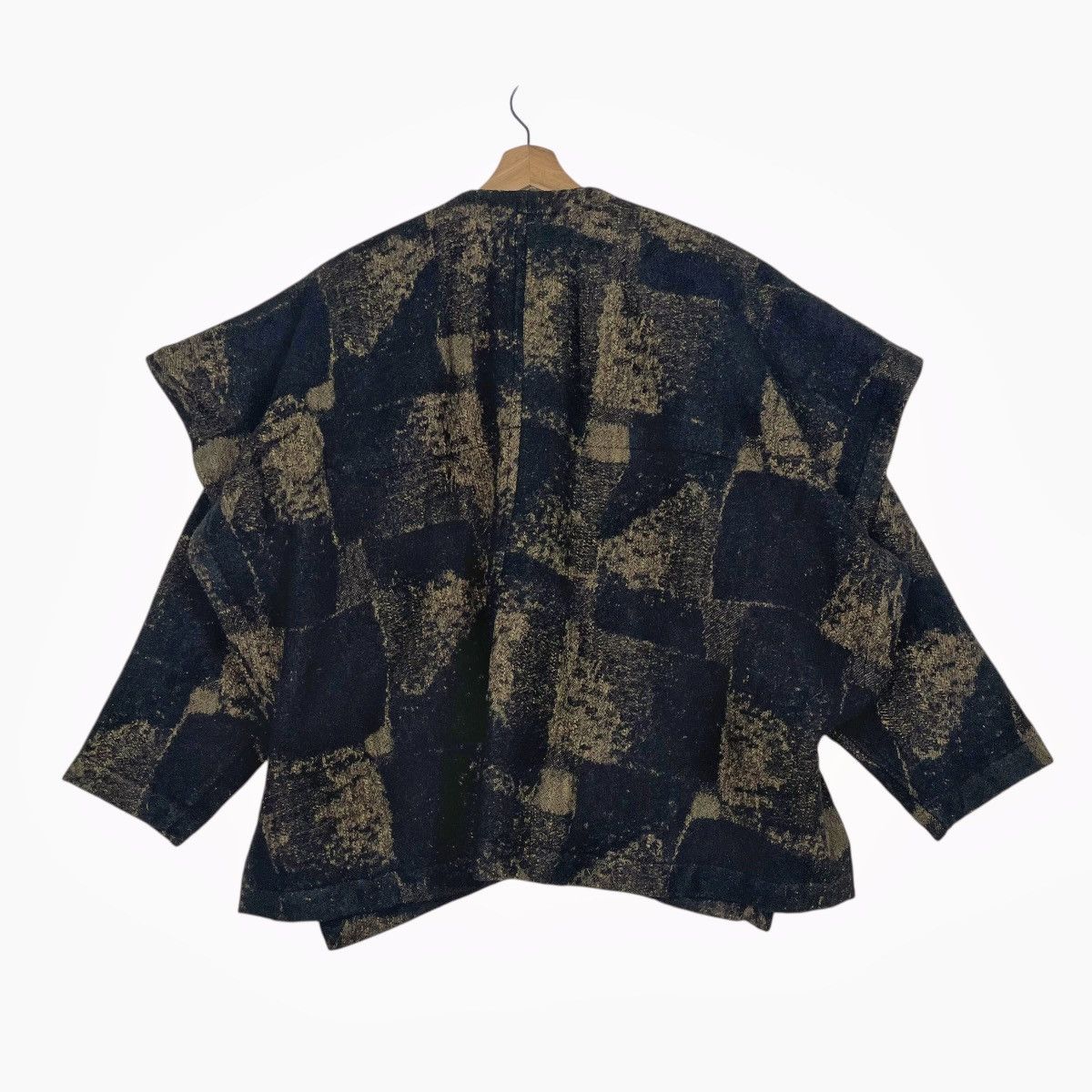 Issey Miyake Vintage 80s Issey Miyake Asymmetrical Wool Jacket Size US M / EU 48-50 / 2 - 7 Thumbnail