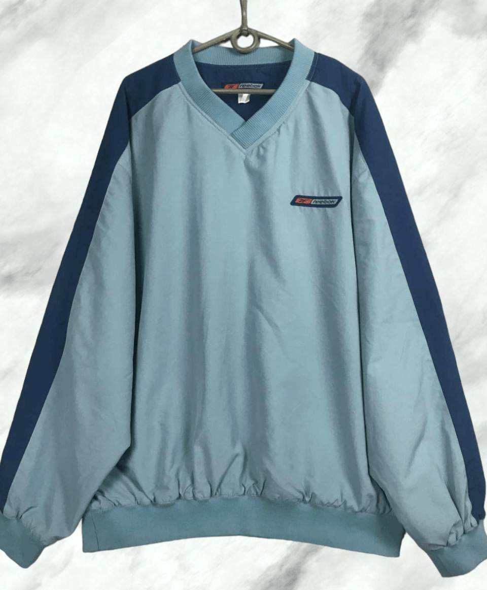 NFL Vintage Reebok Nylon Jacket Pullover Sweatshirt windbreaker Size US L / EU 52-54 / 3 - 1 Thumbnail