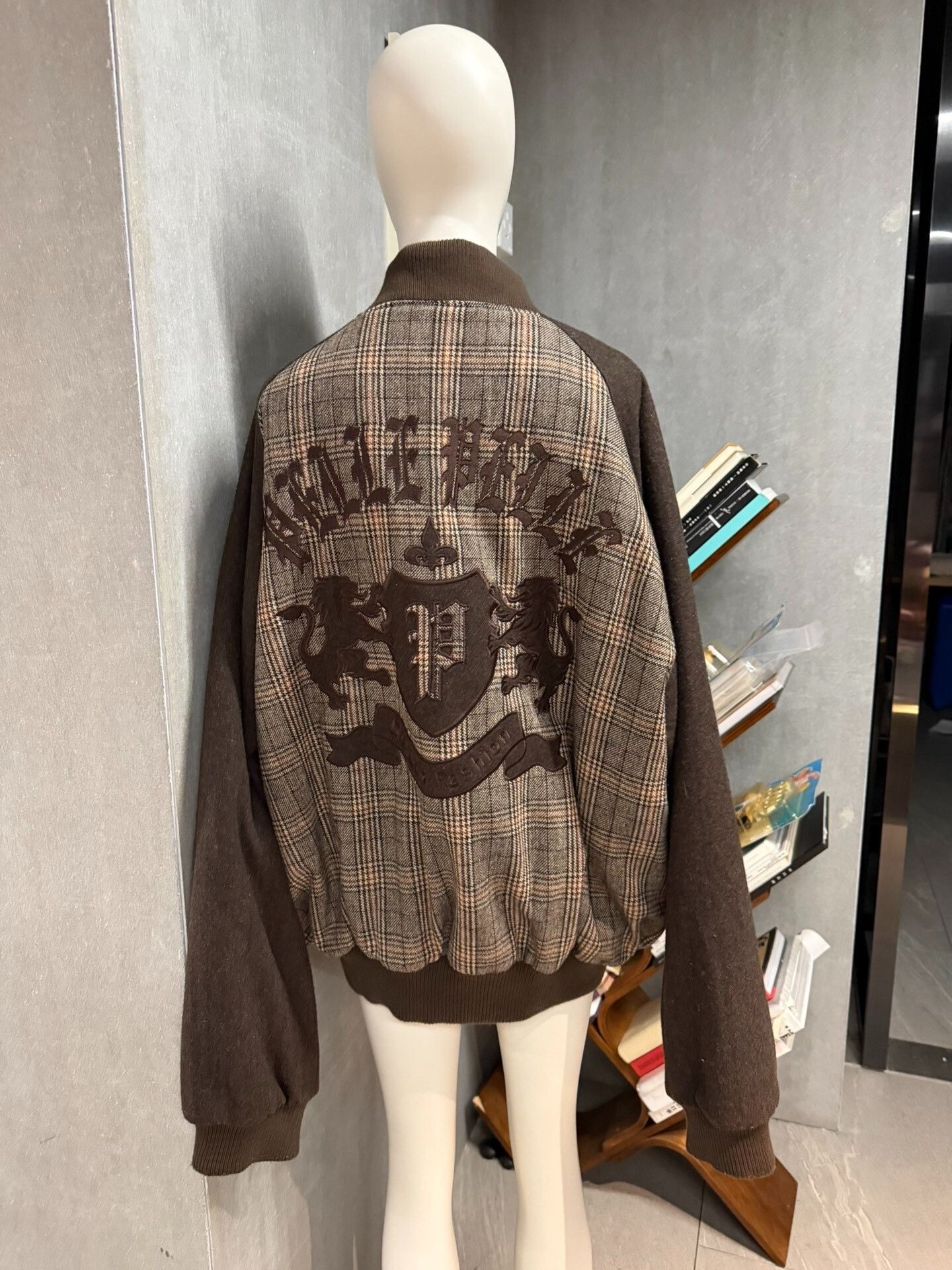 Junya Watanabe Pelle Pelle Plaid Wool Baseball Jacket Size US XL / EU 56 / 4 - 1 Thumbnail