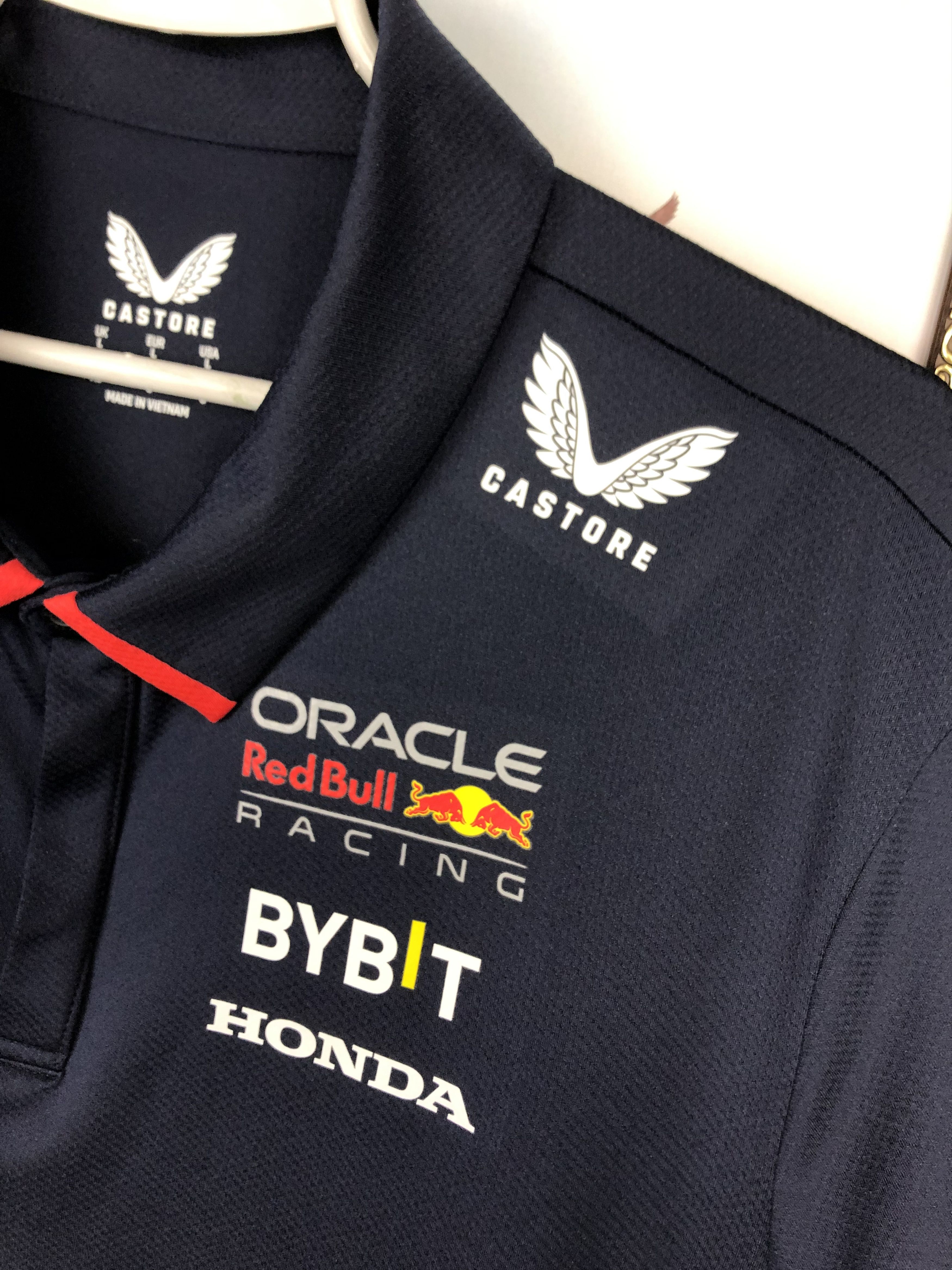 Castore Castore Navy Red Bull Racing 2024 Team Polo F1 Shirt Tee Size US L / EU 52-54 / 3 - 5 Thumbnail