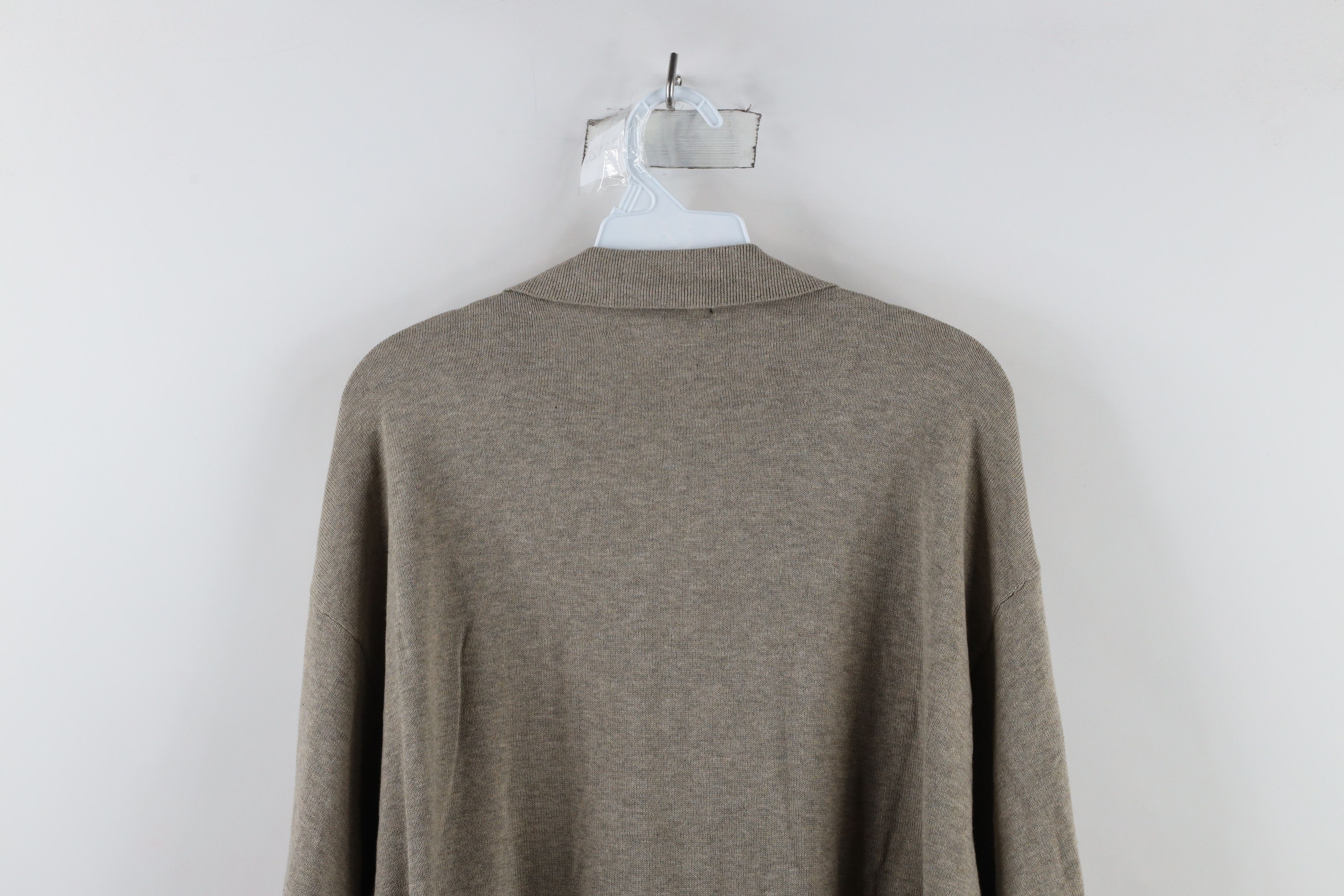 Vintage Vintage 90s Streetwear Lightweight Diamond Collared Sweater Size US XL / EU 56 / 4 - 6 Thumbnail