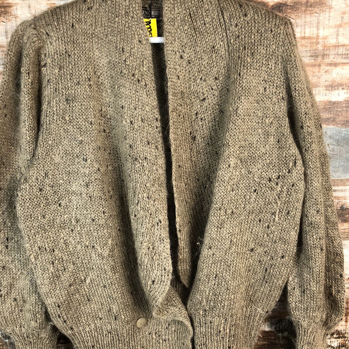 Homespun Knitwear × Japanese Brand Pinore Brown vintage mohair Cardigan Knitwear #A2251 Size M / US 6-8 / IT 42-44 - 5 Thumbnail
