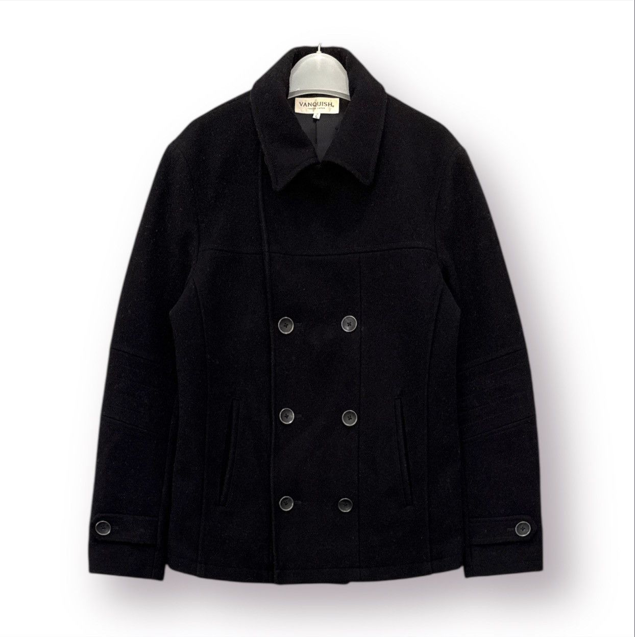 Japanese Brand 🔥 VANQUISH WOOL PEACOAT Size US S / EU 44-46 / 1 - 1 Thumbnail