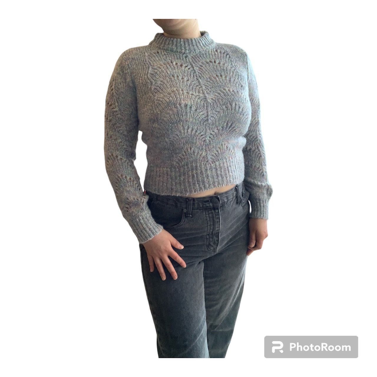 Designer NWT Pointelle Sweater - Dynamite Knitwear Collection Size XS / US 0-2 / IT 36-38 - 11 Thumbnail