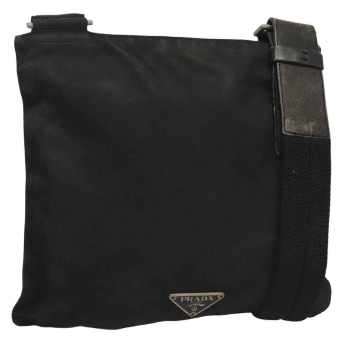 Prada PRADA Shoulder Bag Nylon Black Silver Size ONE SIZE - 1 Thumbnail