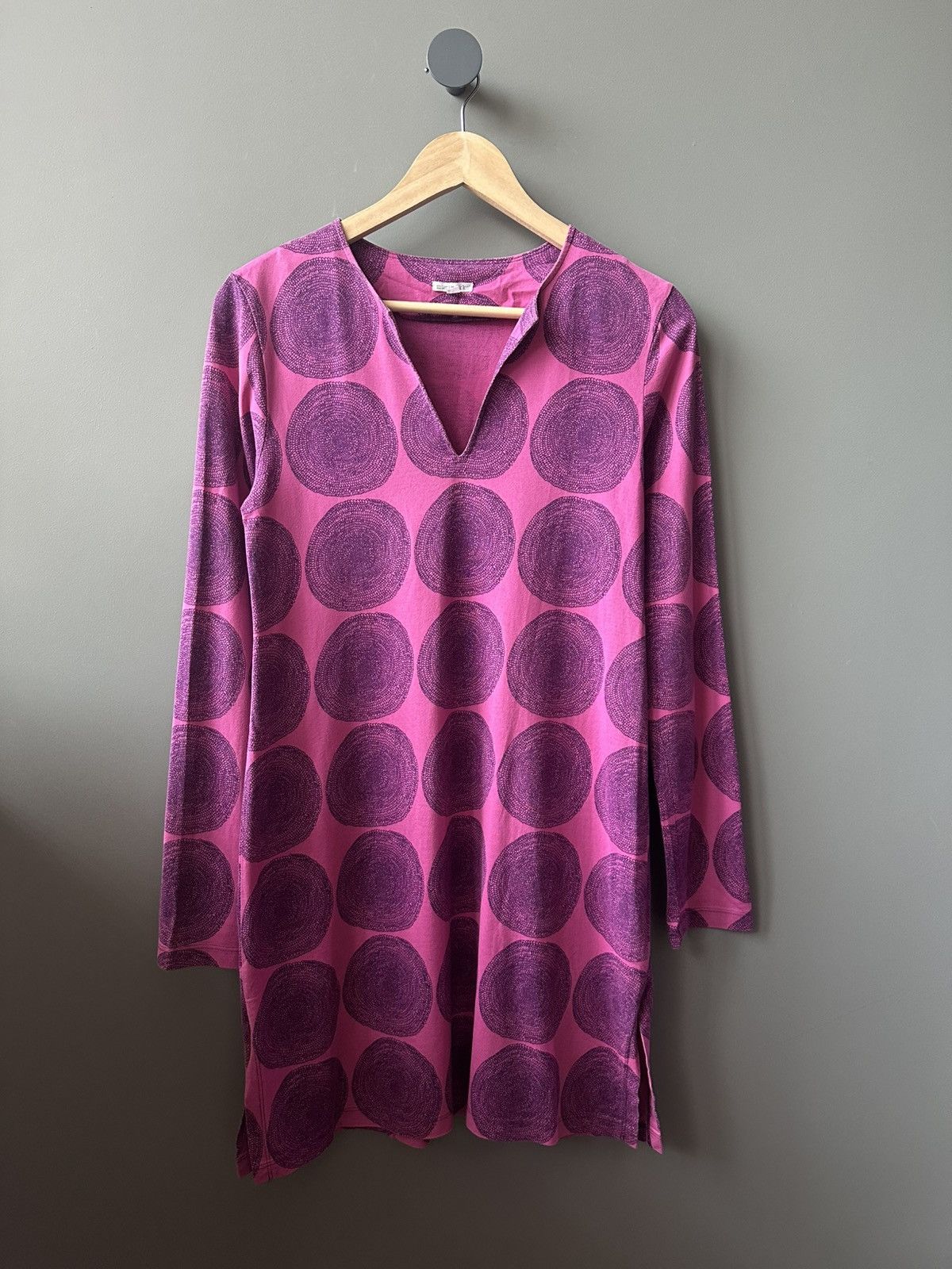 chinese dress ladies Marimekko Migot Unikko Sleeveless Maxi Dress | Red, Lilac