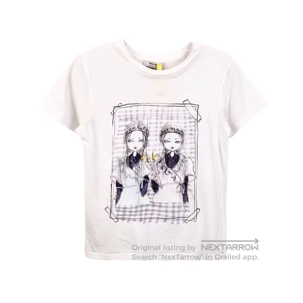 Miu Miu Miu Miu Anime pattern print short sleeves| Size S / US 4 / IT 40 - 1 Thumbnail
