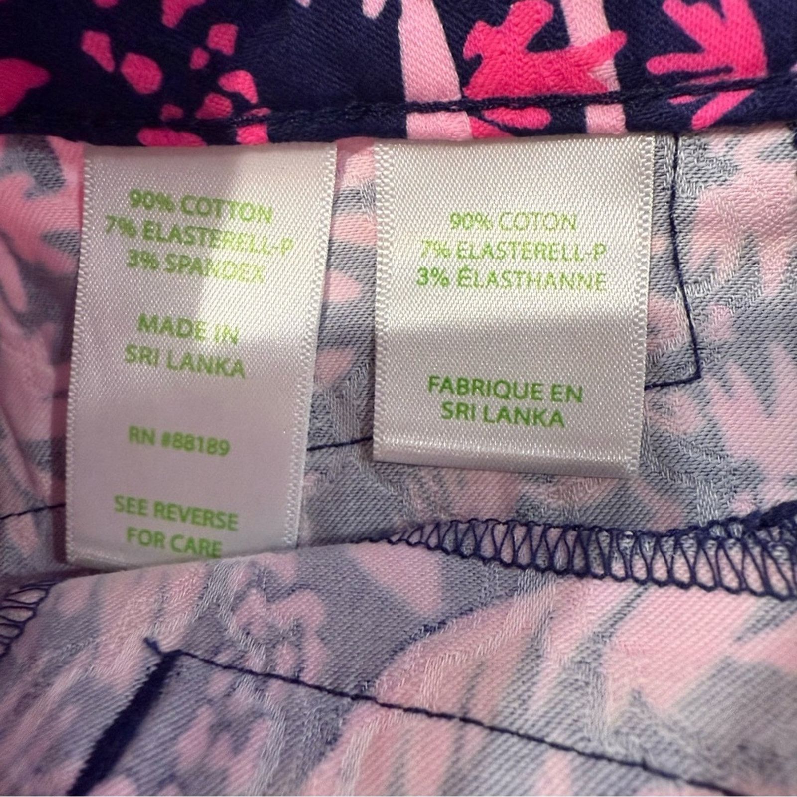 Lilly Pulitzer Lilly Pulitzer Kelly Skinny Ankle Pants Womens 4 Bright Navy Size 27" / US 4 / IT 40 - 10 Thumbnail