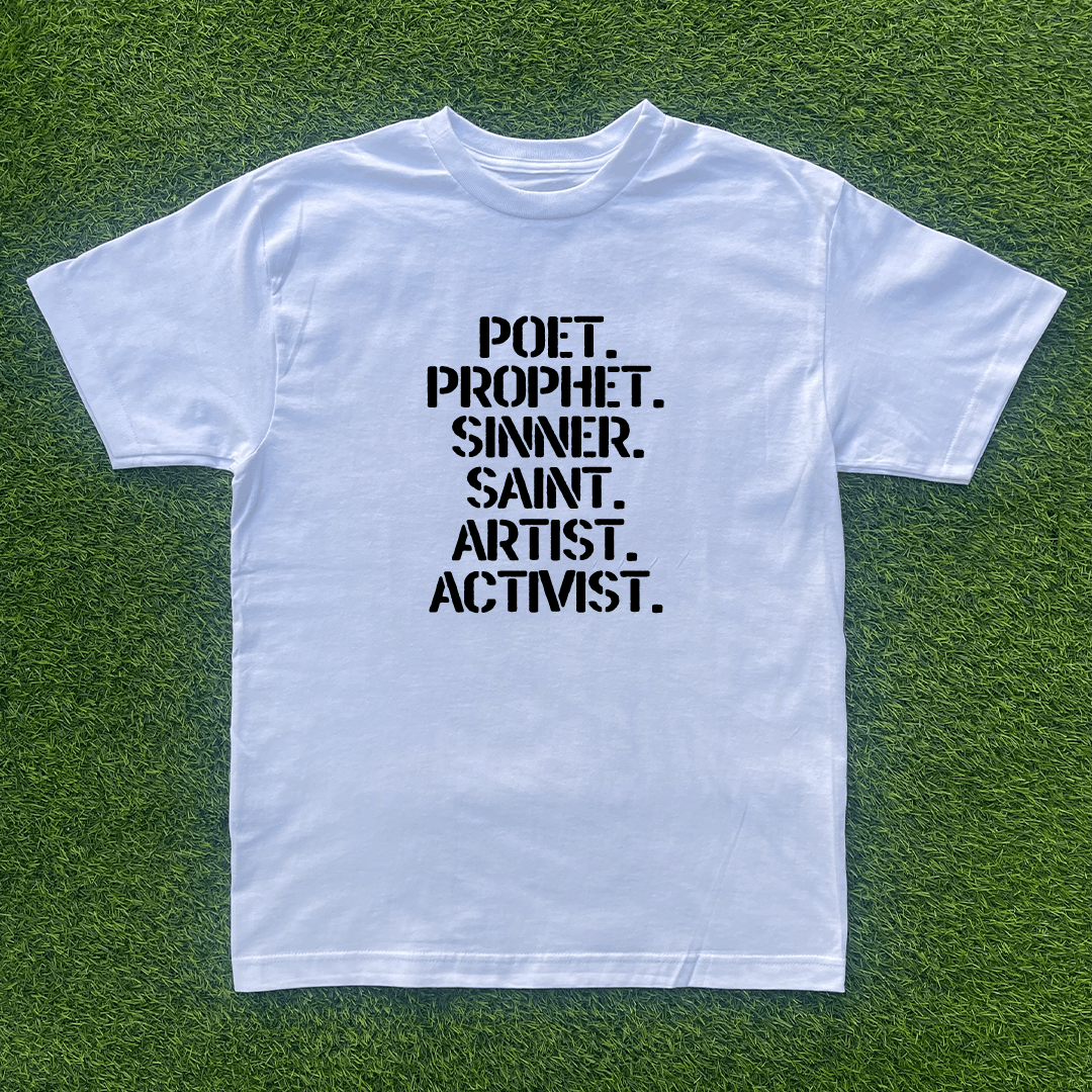 Vintage POET. PROPHET. SINNER. SAINT. ARTIST. ACTIVIST. TSHIRT Size US M / EU 48-50 / 2 - 1 Preview