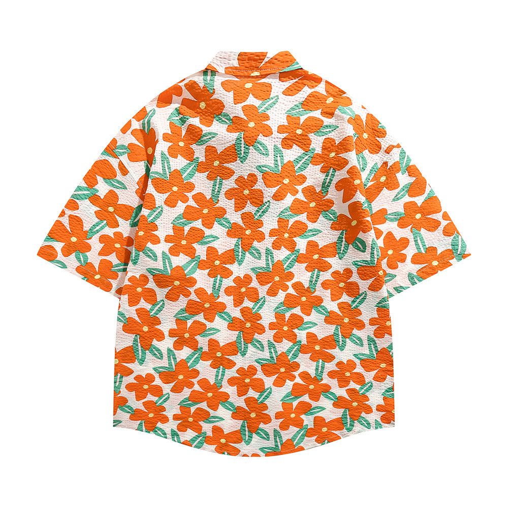 Japanese Brand × Vintage Men's hip-hop trendy printed casual loose floral shirt Size US M / EU 48-50 / 2 - 2 Thumbnail