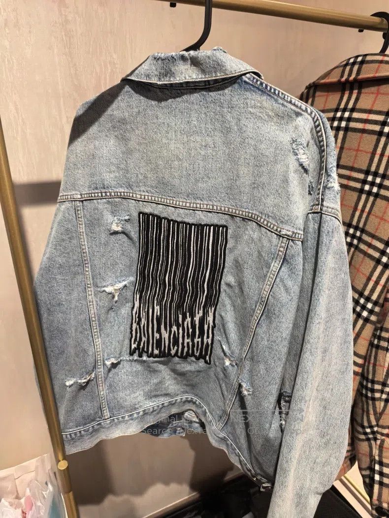Balenciaga Balenciaga Denim Jacket Size US XS / EU 42 / 0 - 2 Thumbnail
