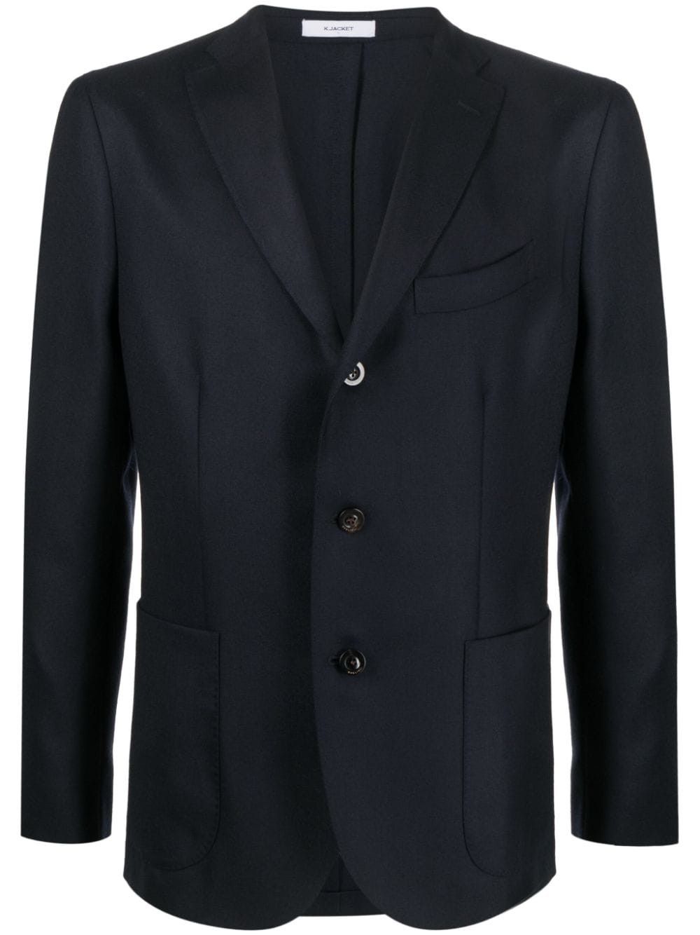 Boglioli WOOL SINGLE-BREASTED BLAZER JACKET Size US S / EU 44-46 / 1 - 1 Thumbnail