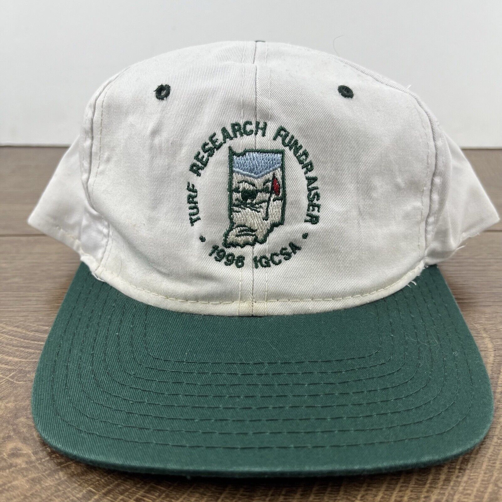 Other Turf Research Fundraiser Hat IGCSA White Adjustable Hat Whit Size ONE SIZE - 7 Thumbnail