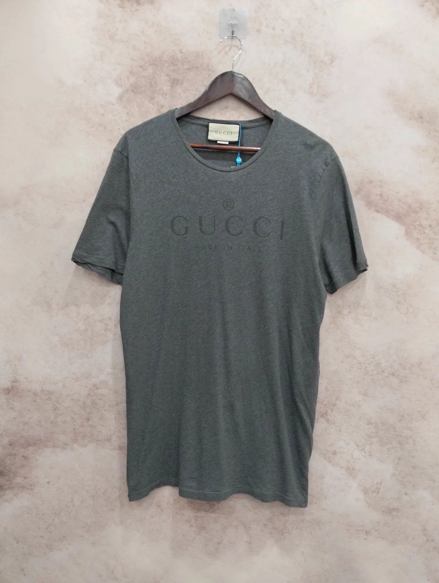 Gucci GUCCI solid logo print crewneck short-sleeve XXL Size US XXL / EU 58 / 5 - 1 Thumbnail