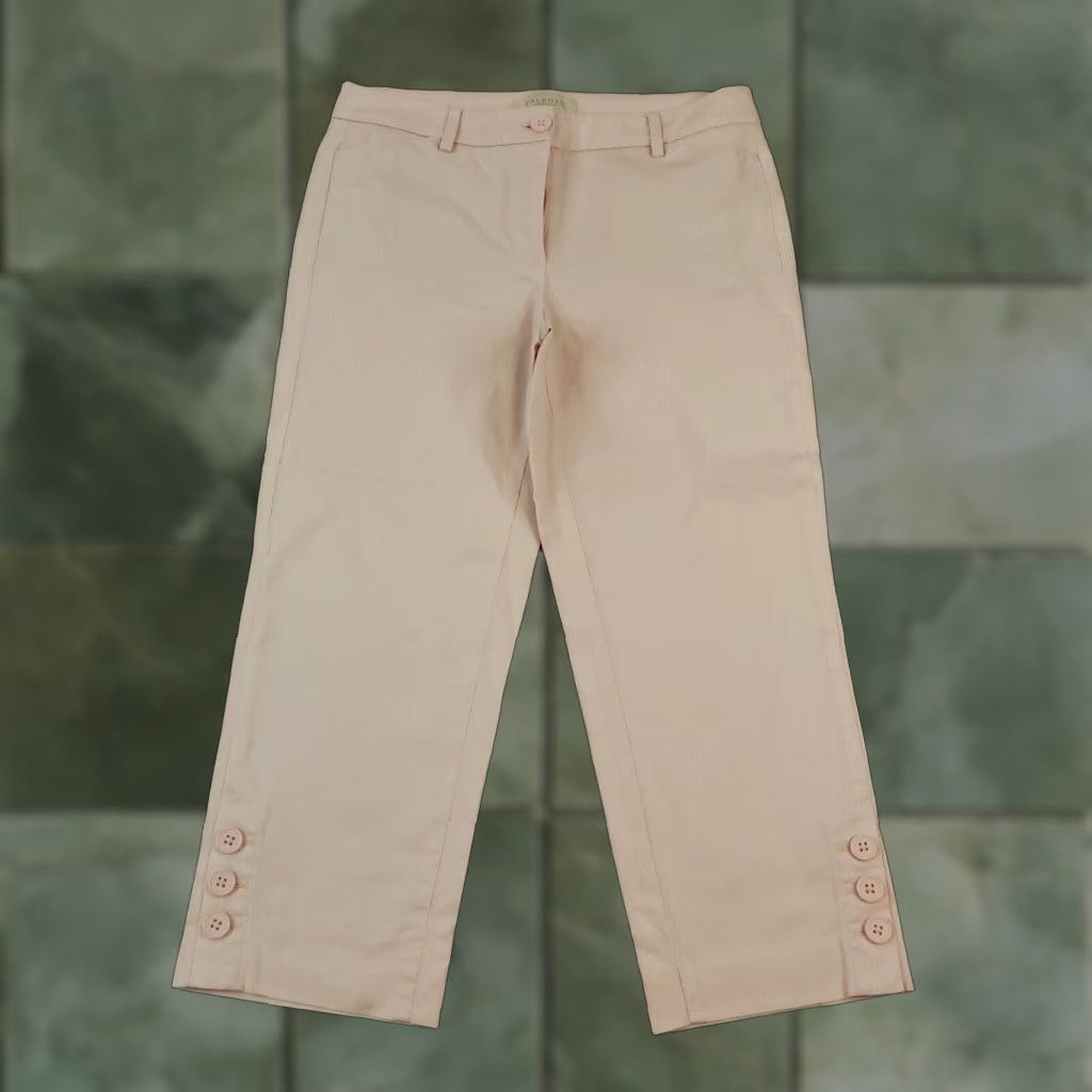 Talbots Talbots Womens Petite Pink Cropped Stretch Pants 2P 28x21 Size 28" / US 6 / IT 42 - 1 Thumbnail