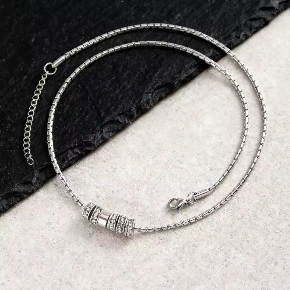 Jewelry Circle Zircon Pendant Necklace Size ONE SIZE - 2 Thumbnail