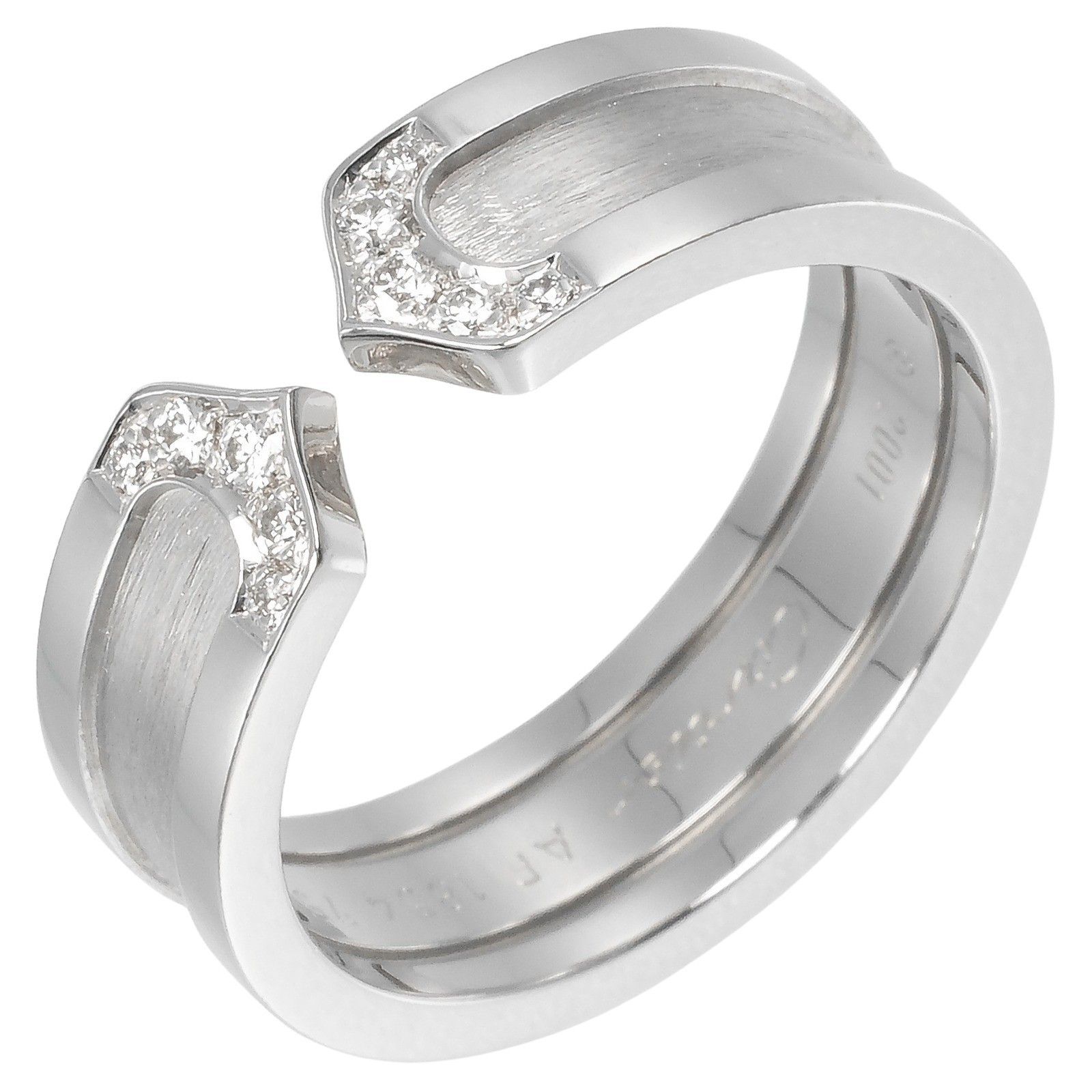 Cartier Cartier 2C de cartier 18K white Gold Size ONE SIZE - 1 Thumbnail