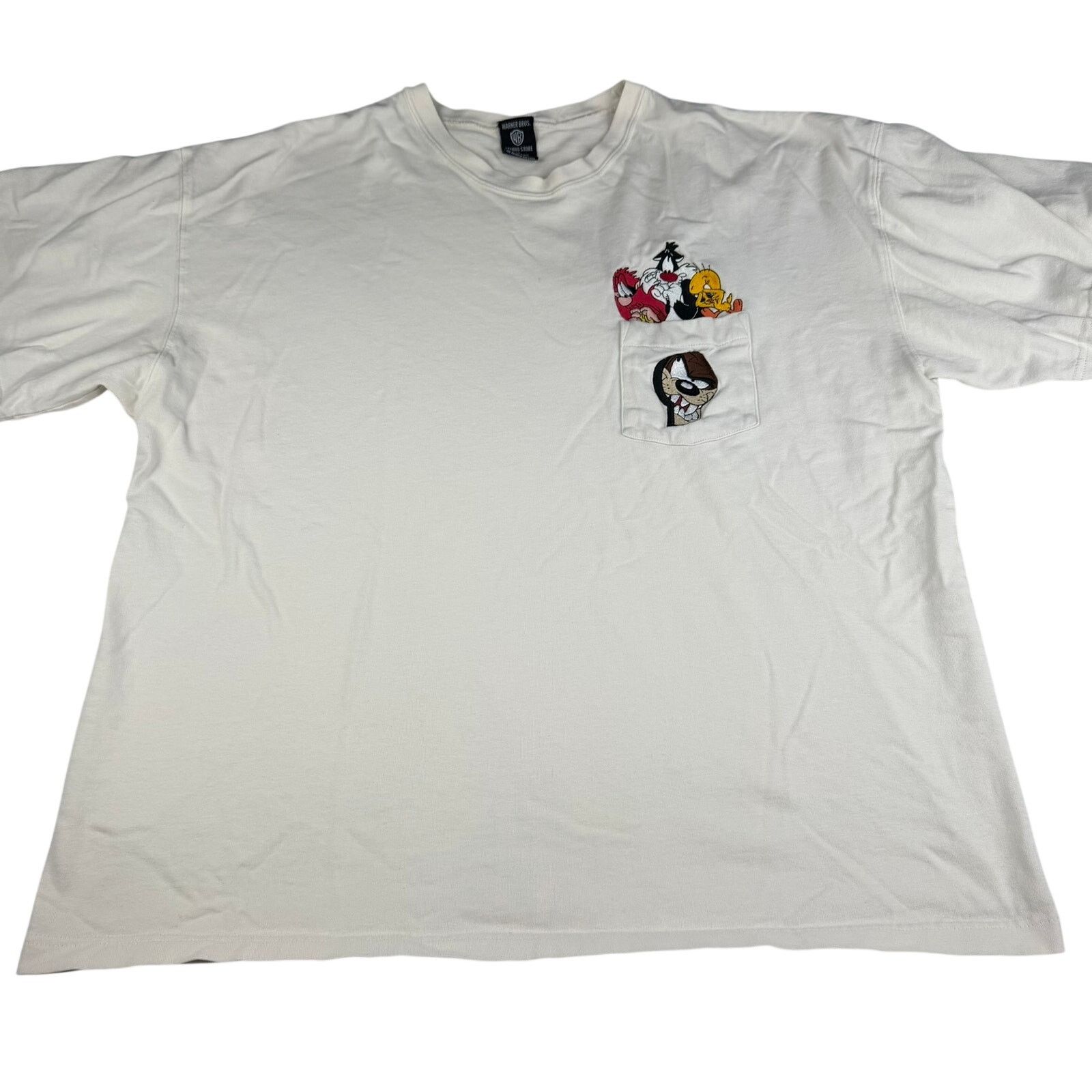 Warner Bros Vintage Looney Tunes Warner Bros T Shirt - Size XL Size US XL / EU 56 / 4 - 1 Thumbnail