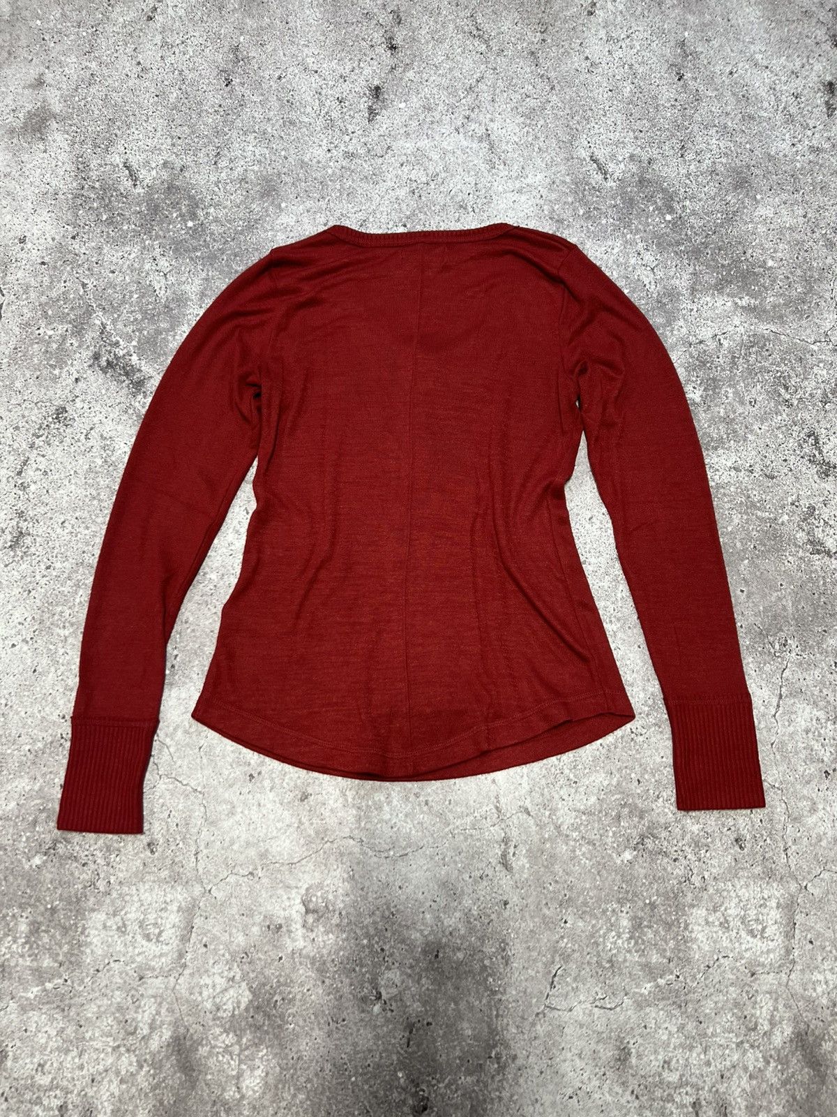 Abercrombie & Fitch y2k abercrombie & fitch 2000’s red long sleeve henley top Size M / US 6-8 / IT 42-44 - 12 Thumbnail