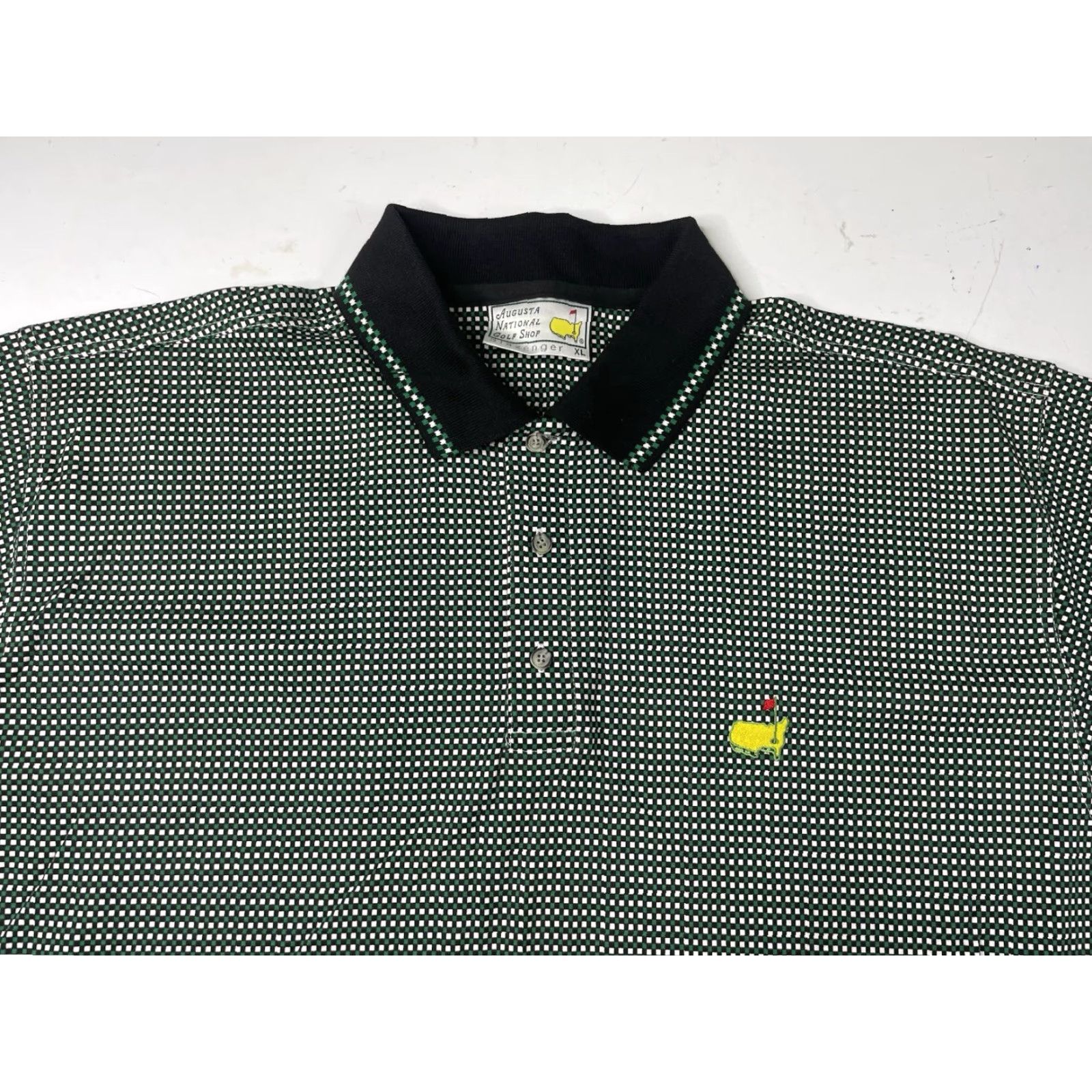 Augusta Sportswear Masters Augusta National Golf Polo Shirt Cotton Mens Large Green Polo Size US L / EU 52-54 / 3 - 2 Thumbnail