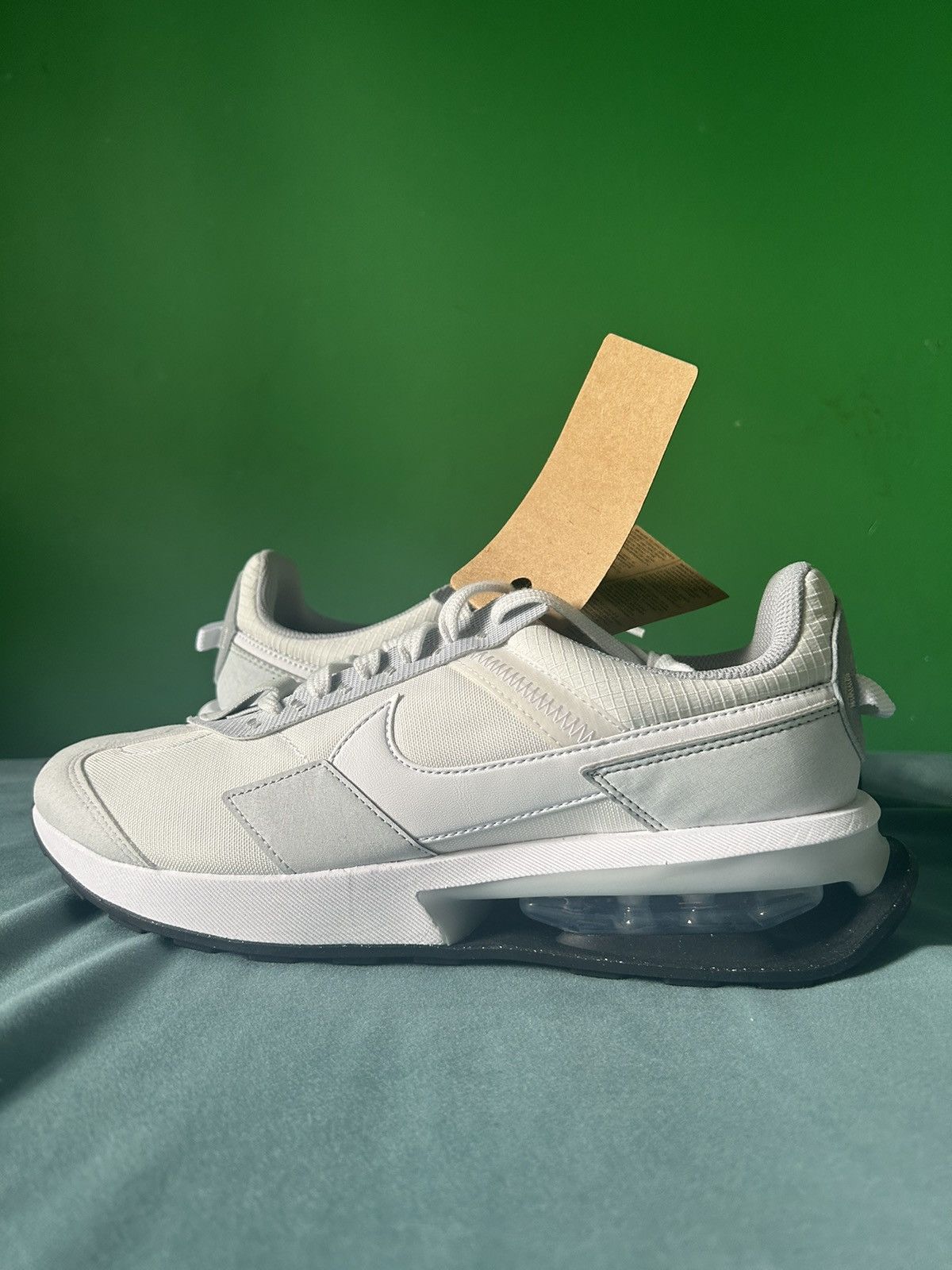 image of Nike Air Max Pre Day Pure Platinum 2021 Shoes in White, Men's (Size 10)