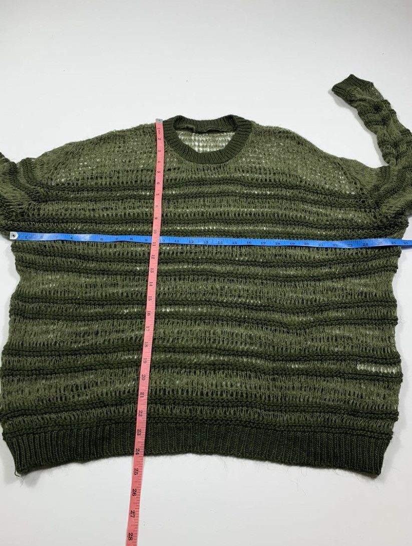 Beauty Beast Stripe grunge Distressed curt cobain style sweater Size US L / EU 52-54 / 3 - 7 Thumbnail